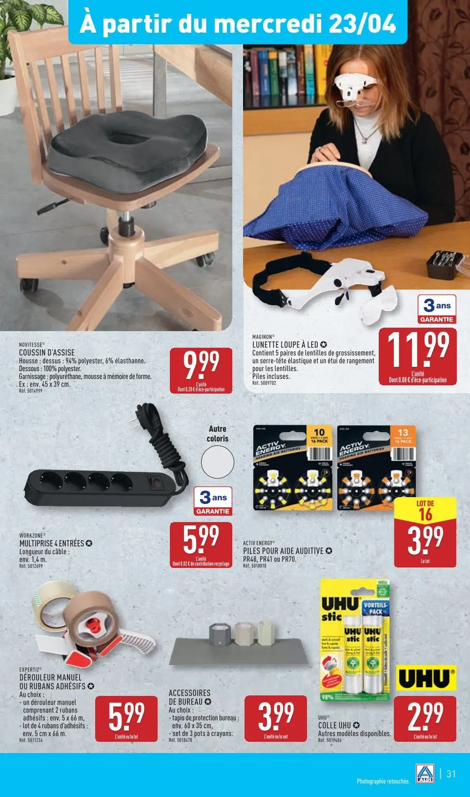ALDI Promos du 23 avril au 28 avril 2025 - Catalogue page 34