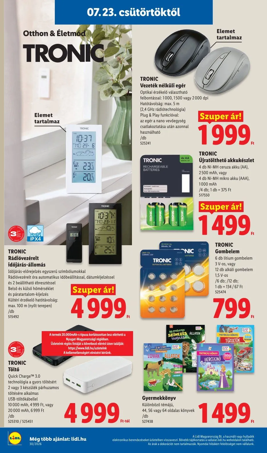 Katalógus  Lidl legfrissebb ajánlatai július 23.-tól július 29.-ig 2026. - Oldal 34