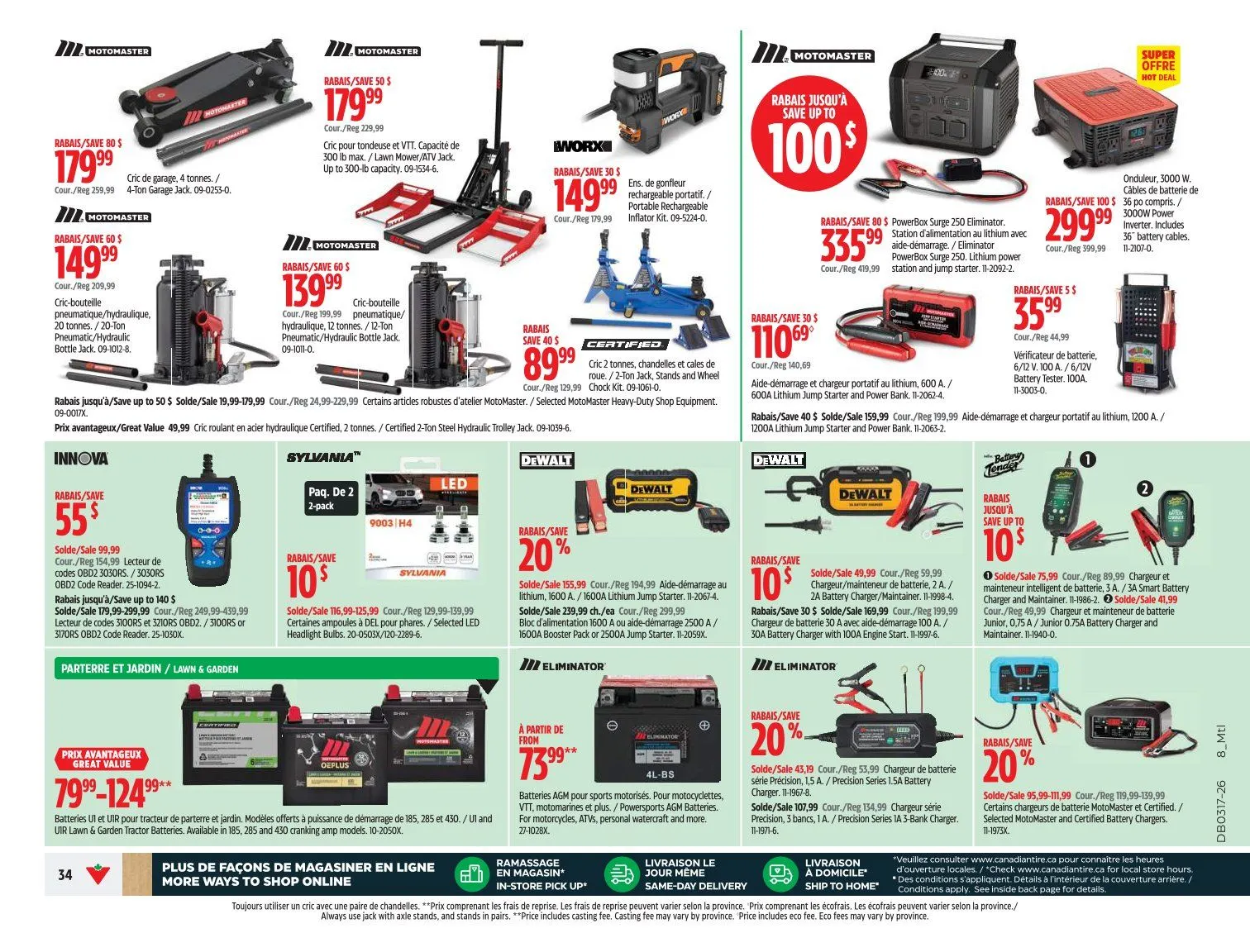 Canadian Tire Sales from April 23 to April 30 2026 - flyer page 34