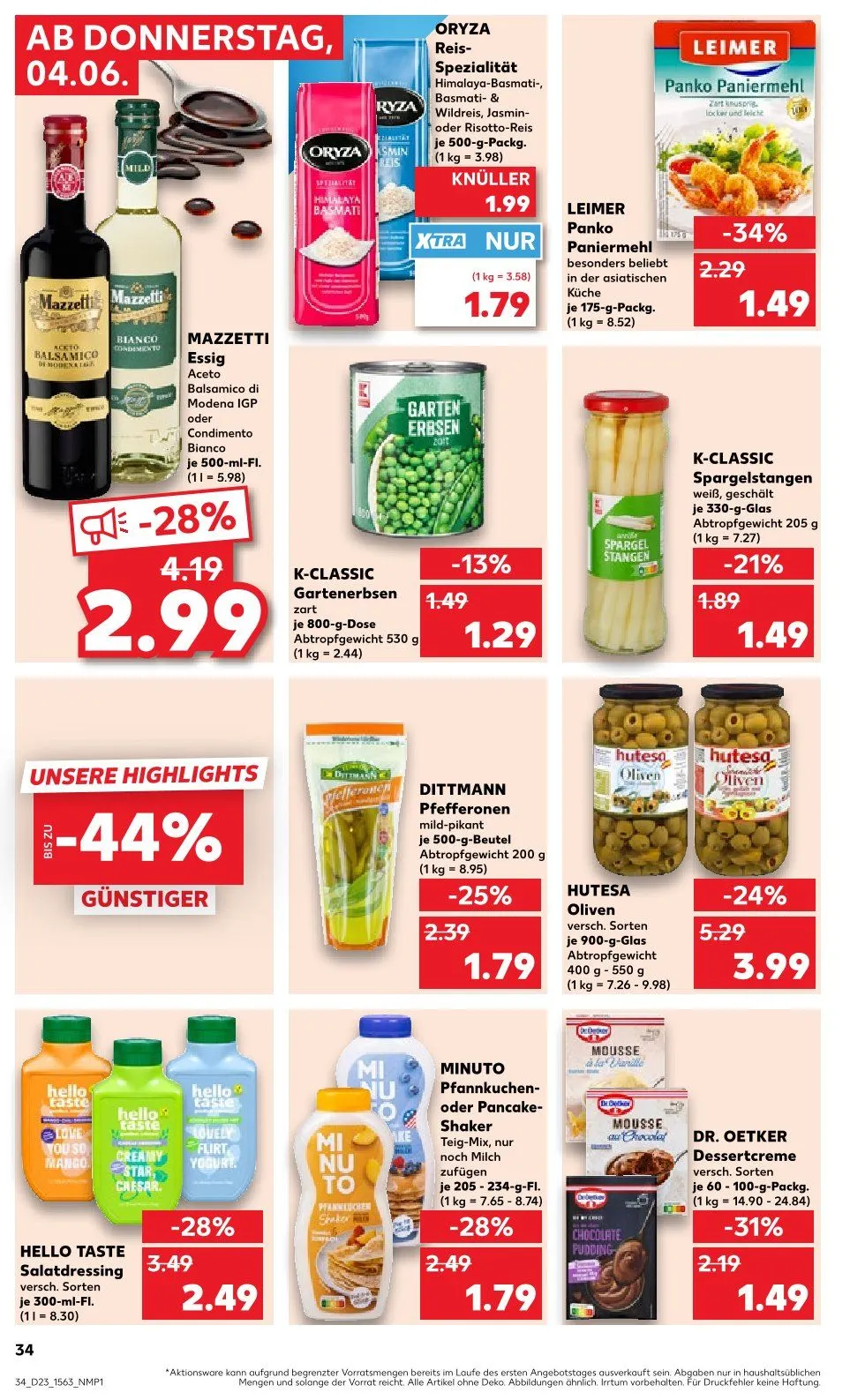 Online-Prospekte von 4. Juni bis 10. Juni 2026 - Prospekt seite 34