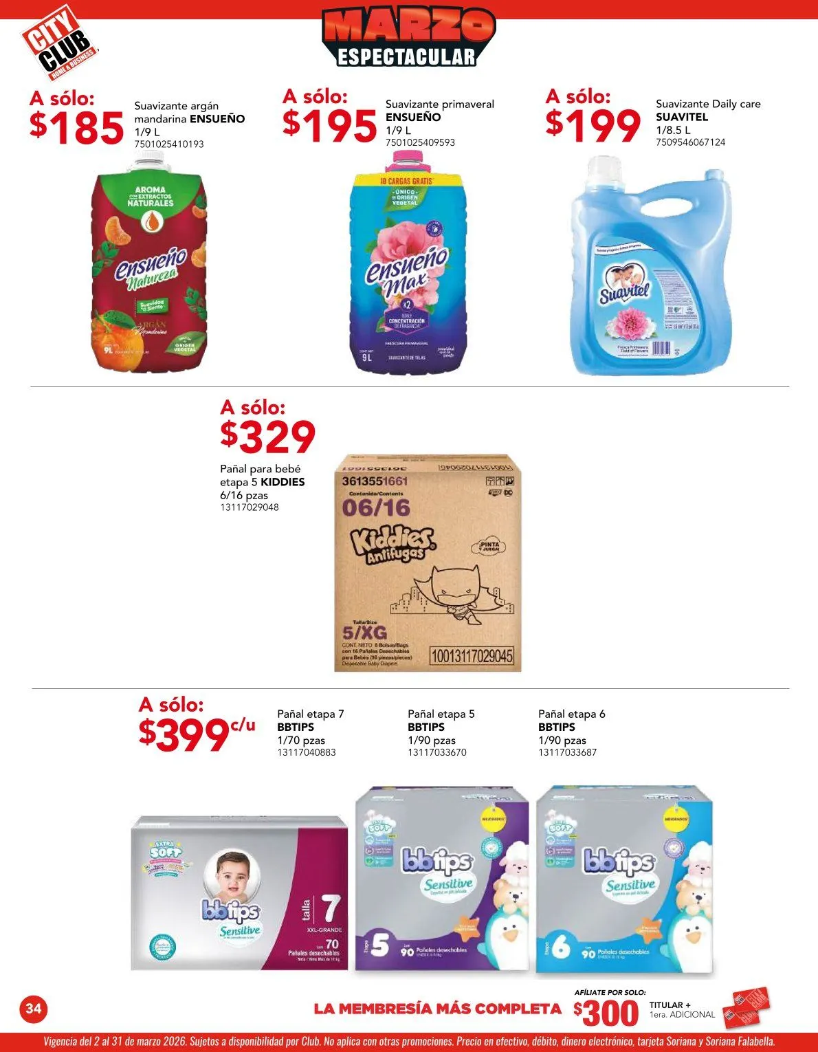 Catálogo de Ofertas  City Club 2 de marzo al 31 de marzo 2026 - Pagina 34