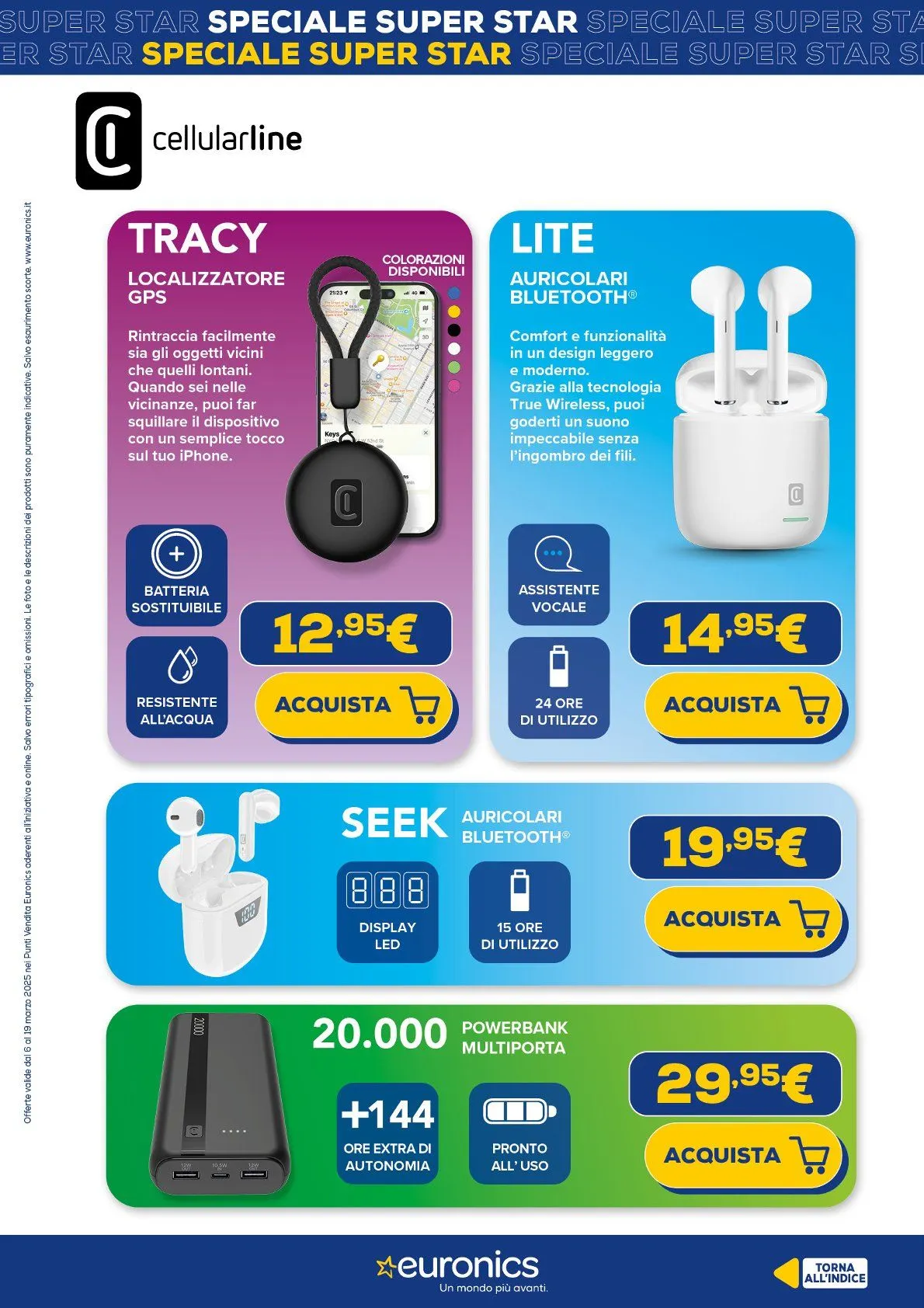 Euronics Volantino da 6 marzo a 19 marzo di 2025 - Pagina del volantino 34