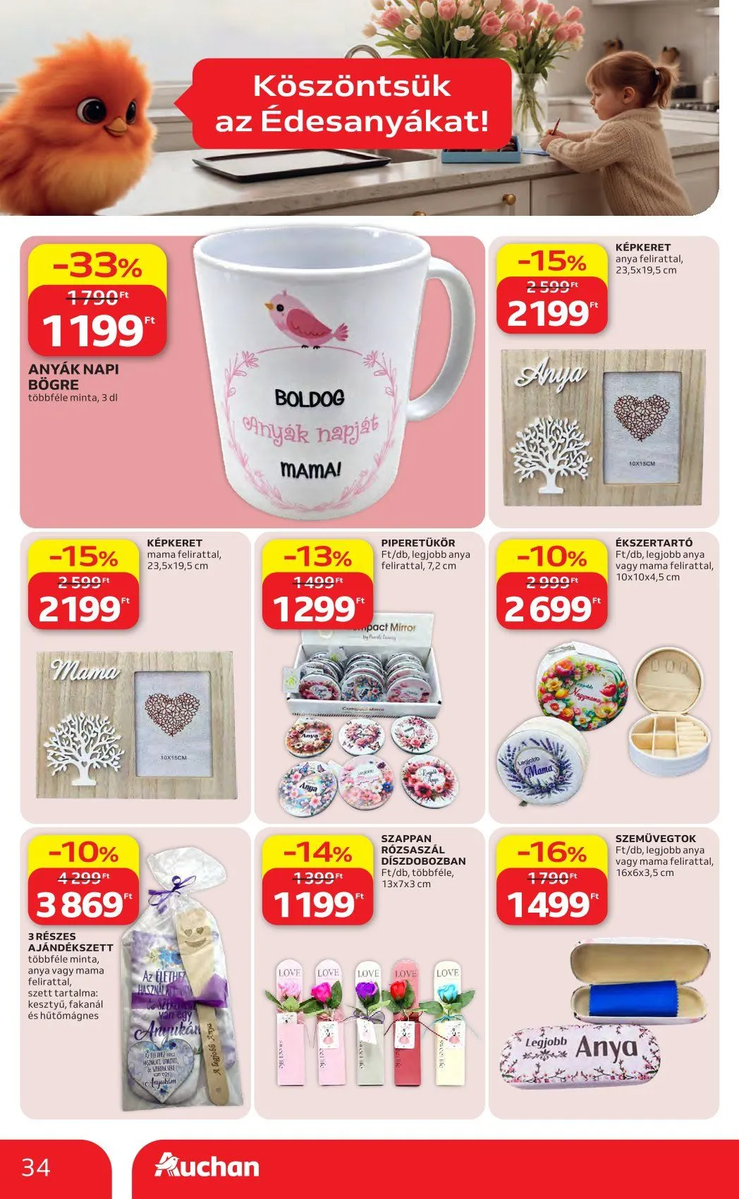 Katalógus  Auchan április 23.-tól április 29.-ig 2026. - Oldal 34