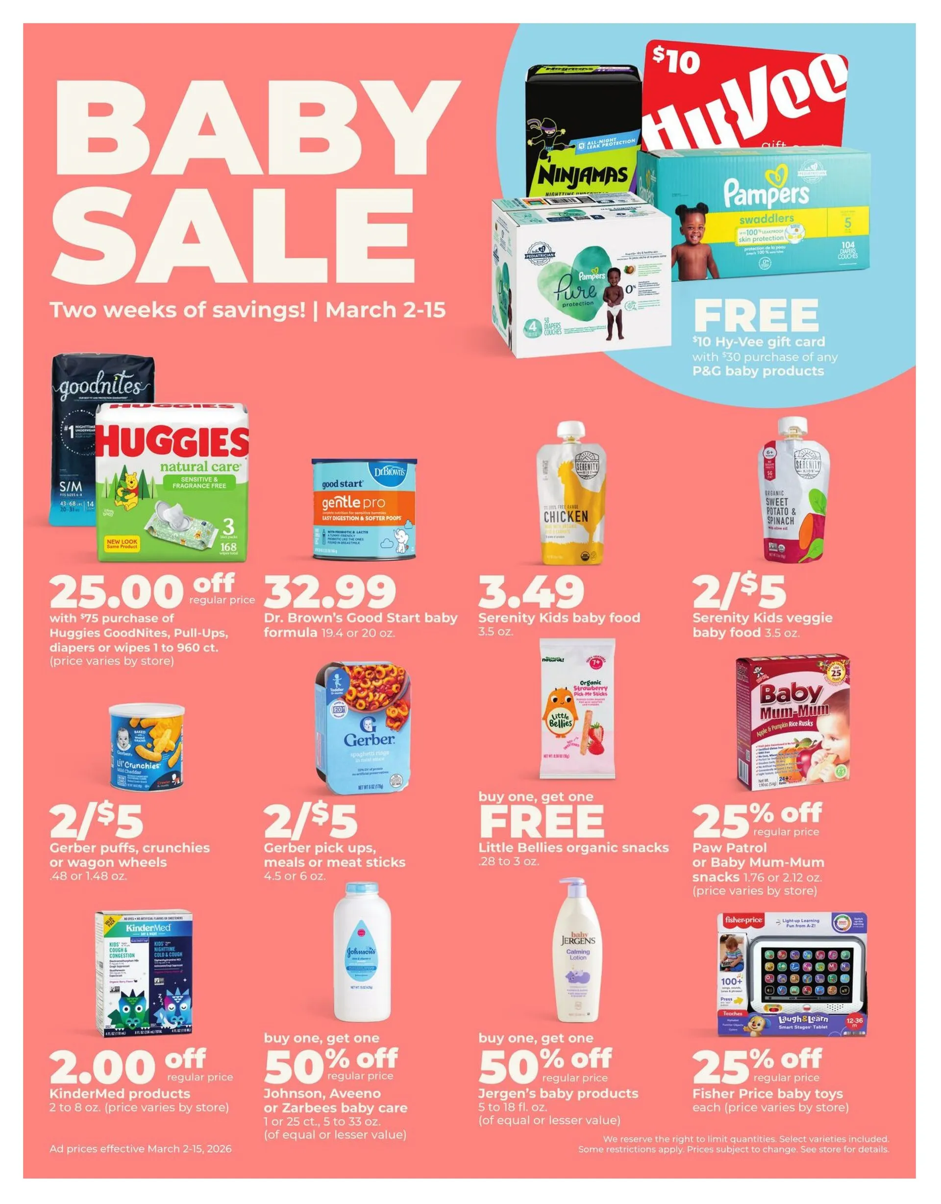 Weekly ad HyVee Sales from March 2 to March 8 2026 - Page 34