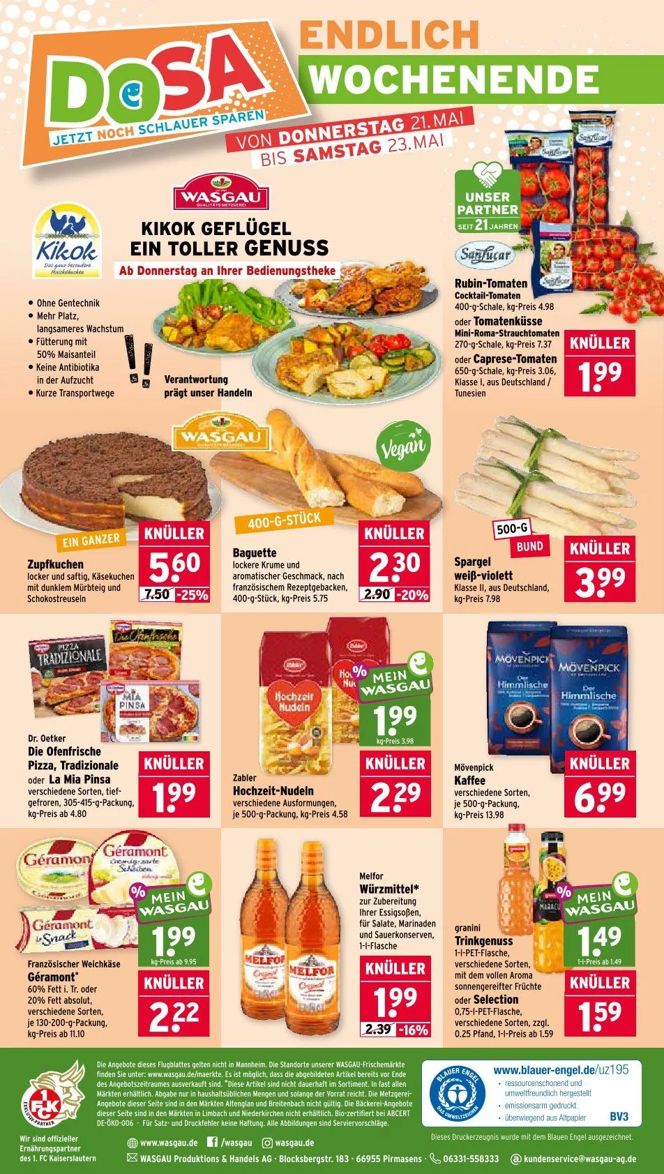 Wasgau Angebote von 18. Mai bis 23. Mai 2026 - Prospekt seite 34