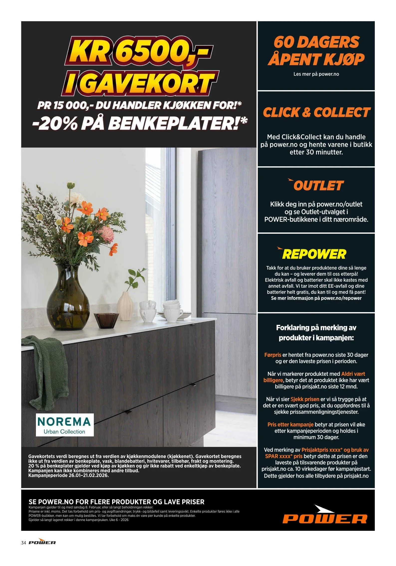 De siste Power-tilbudene fra 26. januar til 21. februar 2026 - kundeavisside 34