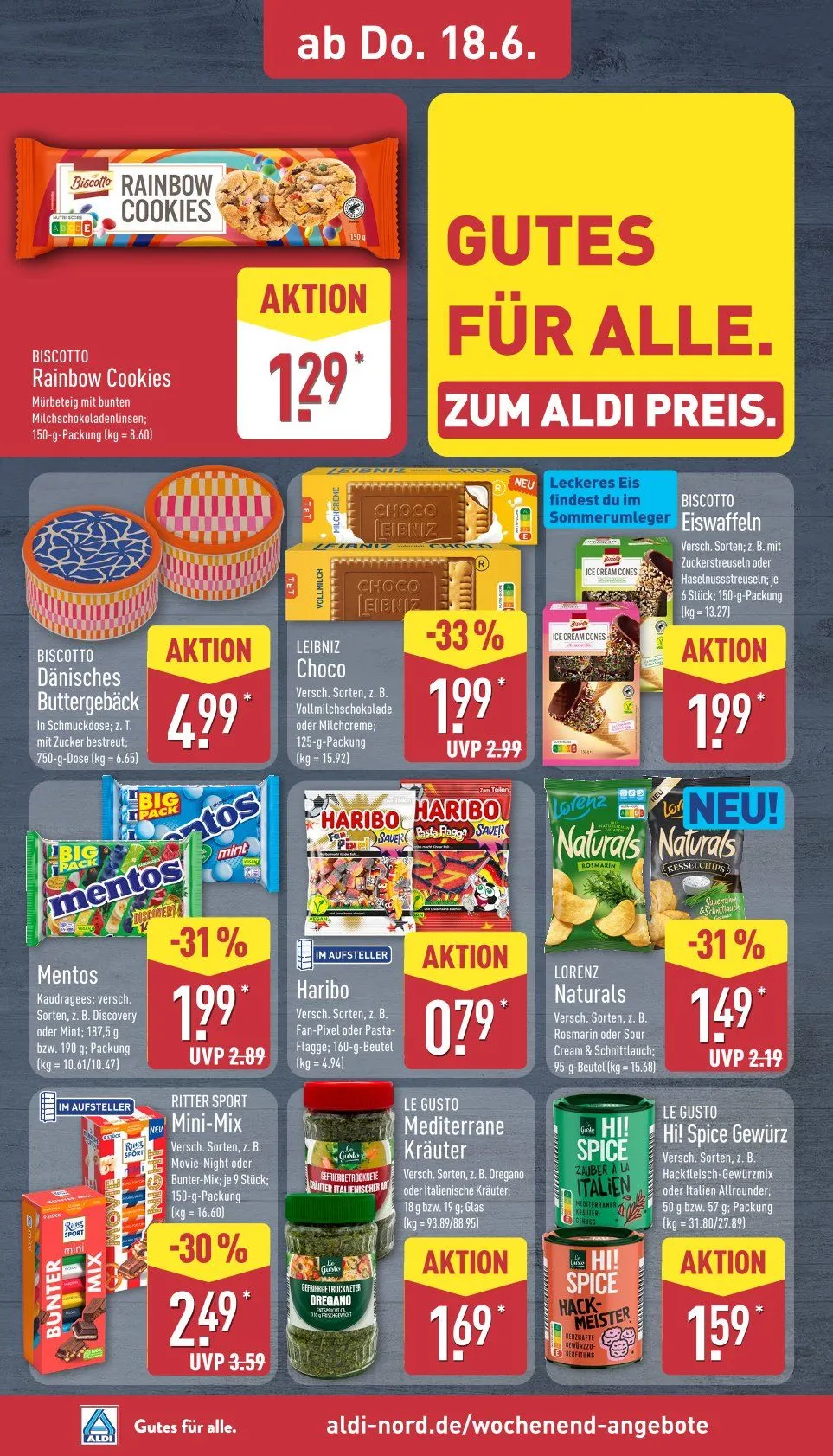 ALDI Nord Prospekte von 15. Juni bis 20. Juni 2026 - Prospekt seite 34