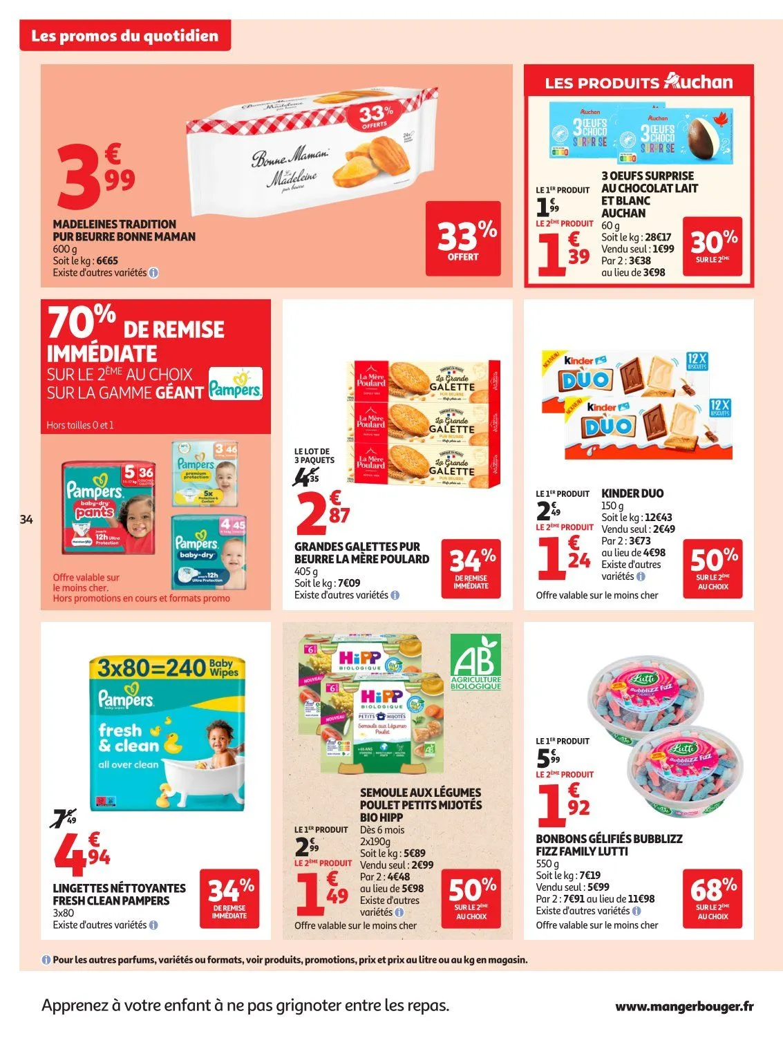 Catalogues Auchan du 28 juillet au 8 août 2026 - Catalogue page 34