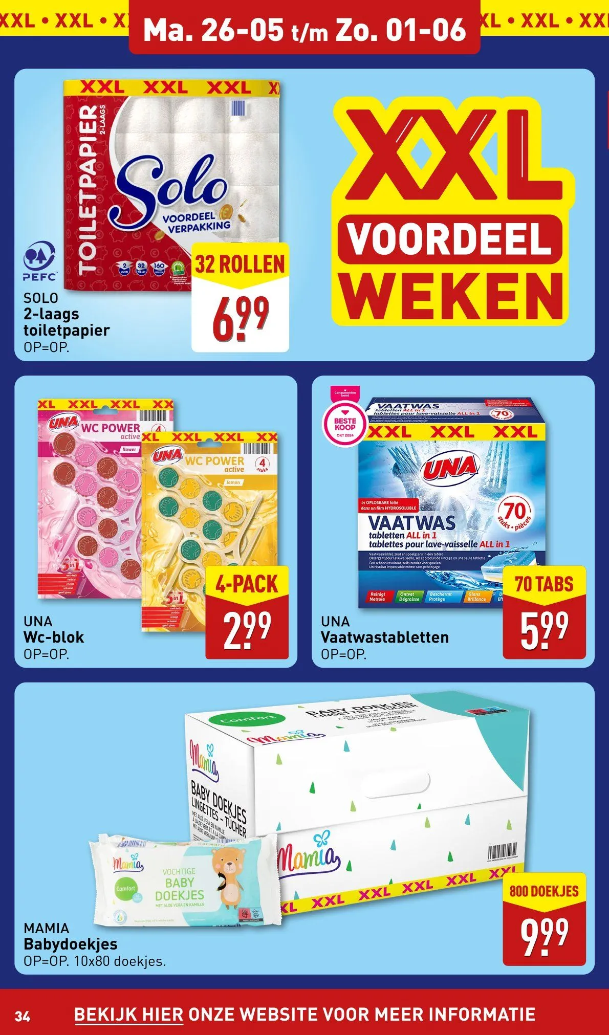 Aldi Aanbiedingen van 26 mei tot 1 juni 2025 - Folder pagina 34
