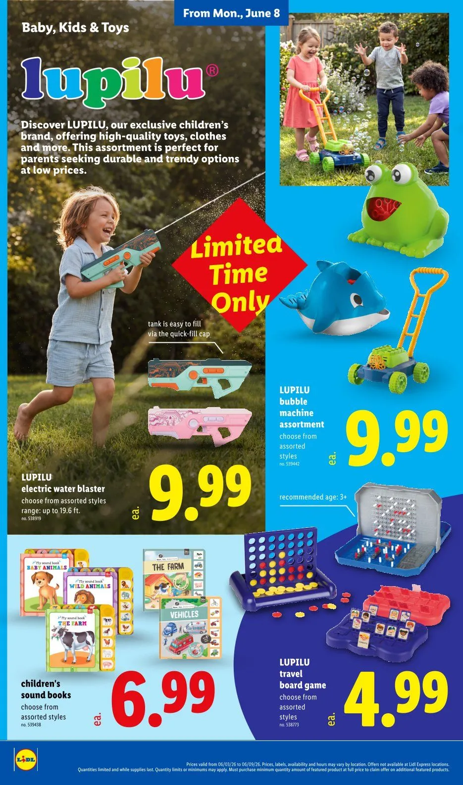 Weekly promotion Lidl Sales spanning from June 3 to June 9 2026 - Page 34 for Catalogue 365