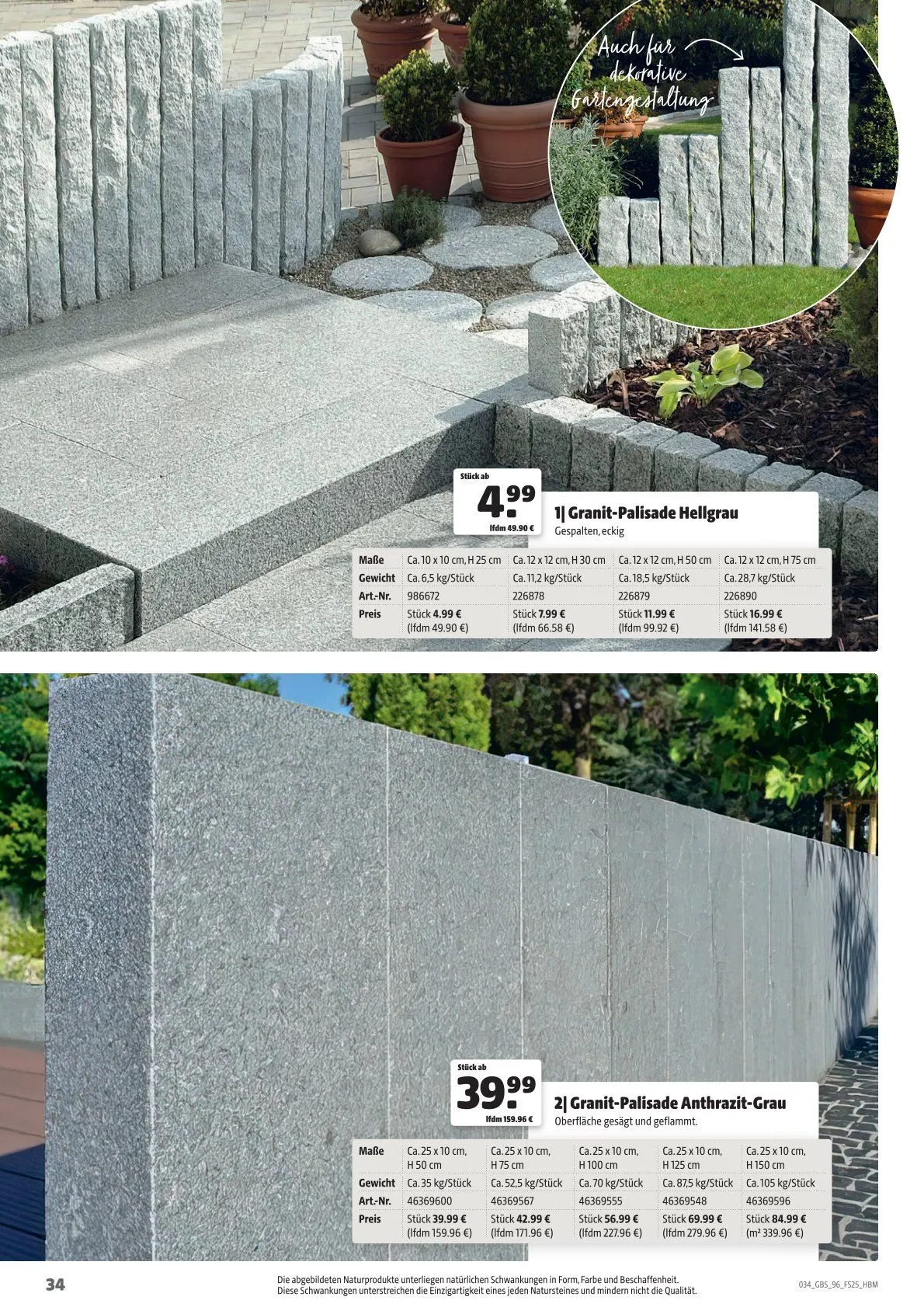 Hagebau Prospekt von 21. Mai bis 31. Dezember 2025 - Prospekt seite 34