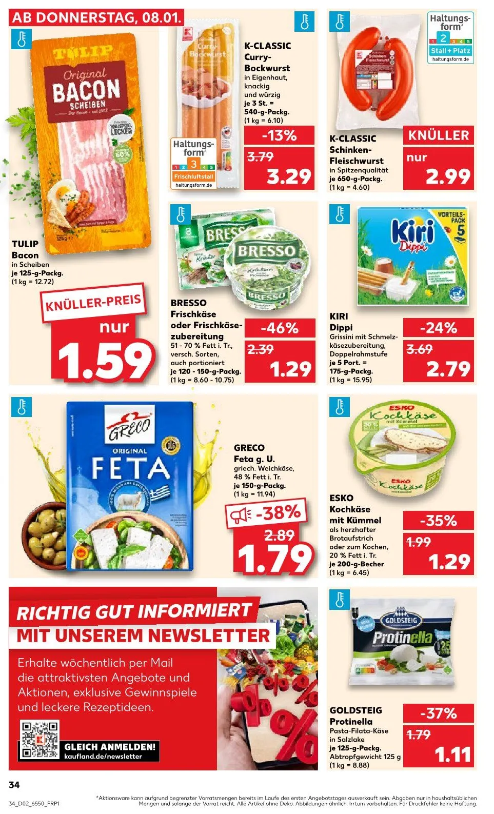 Kaufland Duitsland prospeckt van 8 januari tot 14 januari 2026 - Folder pagina 34