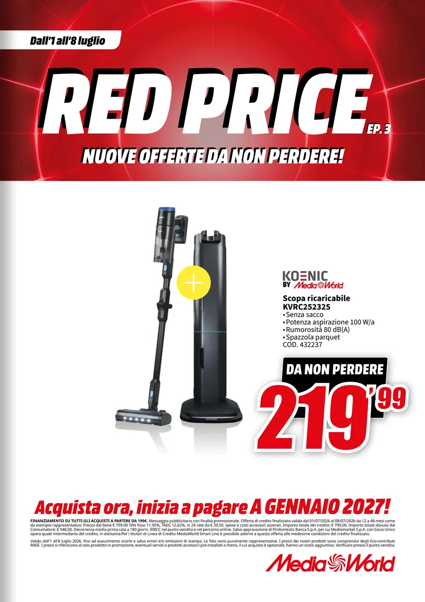 Volantini MEDIAWORLD da 1 luglio a 8 luglio di 2026 - Pagina del volantino 34