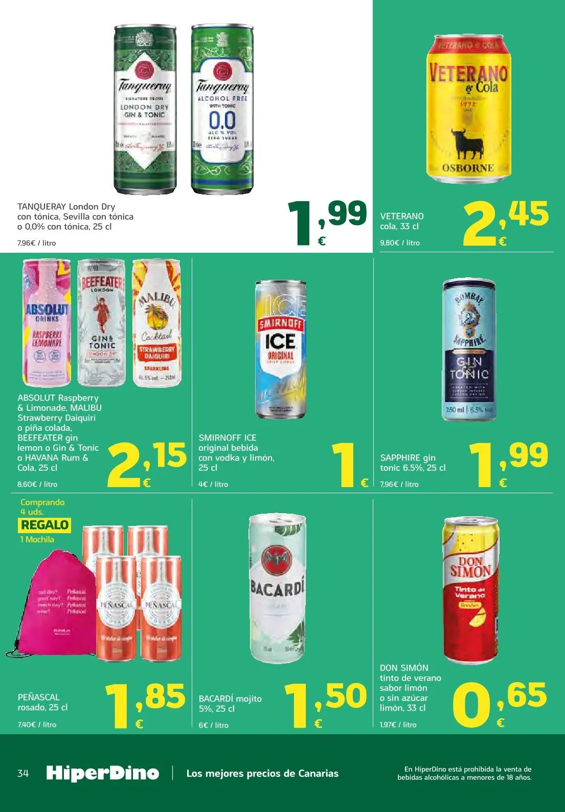 Catálogo de HiperDino Ofertas 21 de julio al 6 de agosto 2026 - Página 34