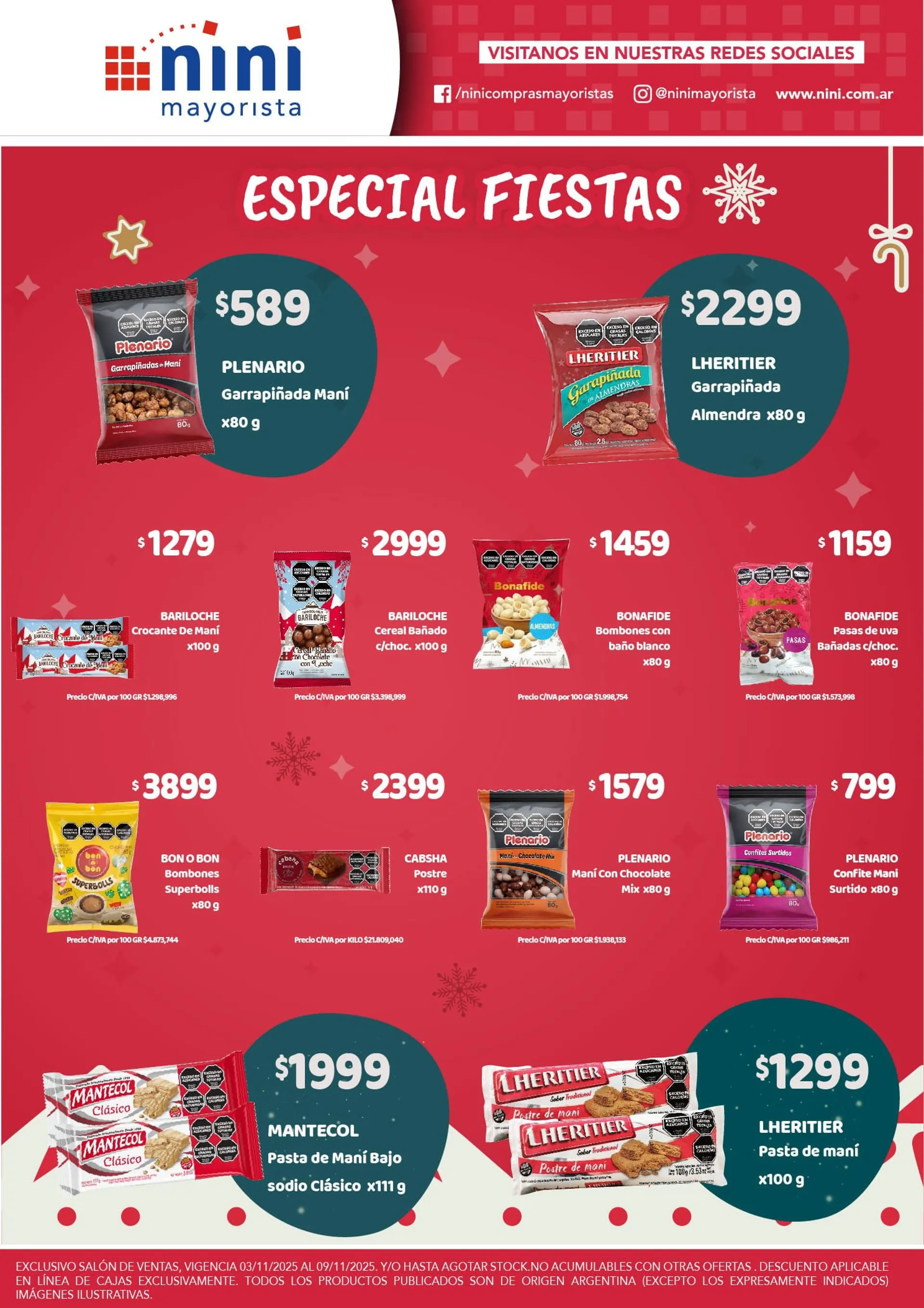 Ofertas de Ofertas Nini Mayorista 3 de noviembre al 9 de noviembre 2025 - Página 34 del catálogo