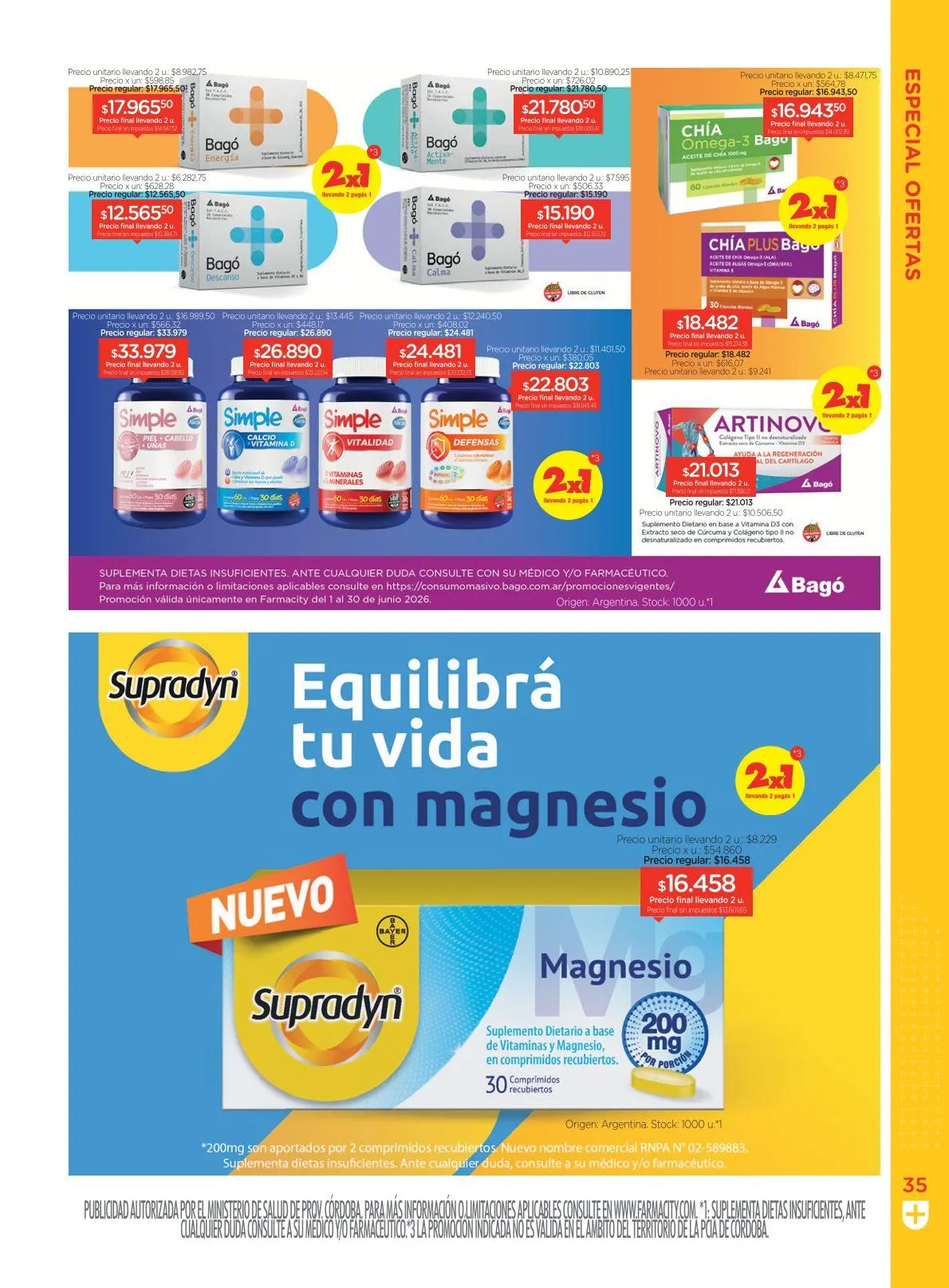 Ofertas de Farmacity Ofertas 2 de junio al 22 de junio 2026 - Página 35 del catálogo