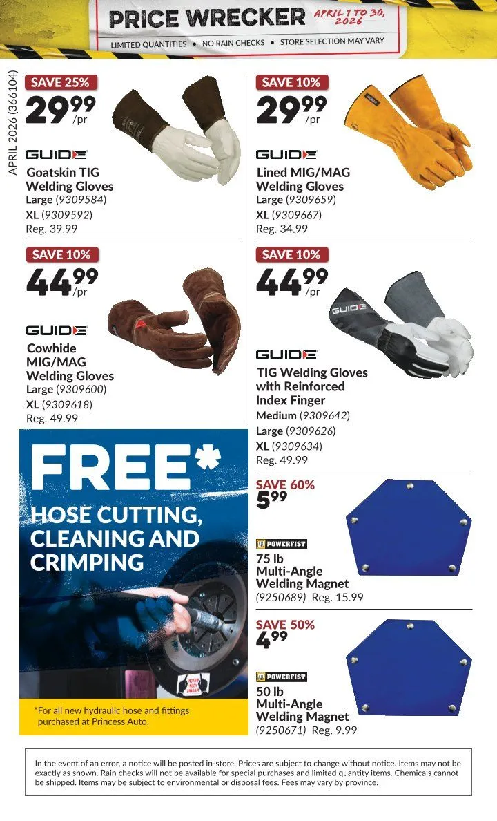 Princess Auto Sales from April 1 to April 30 2026 - flyer page 35