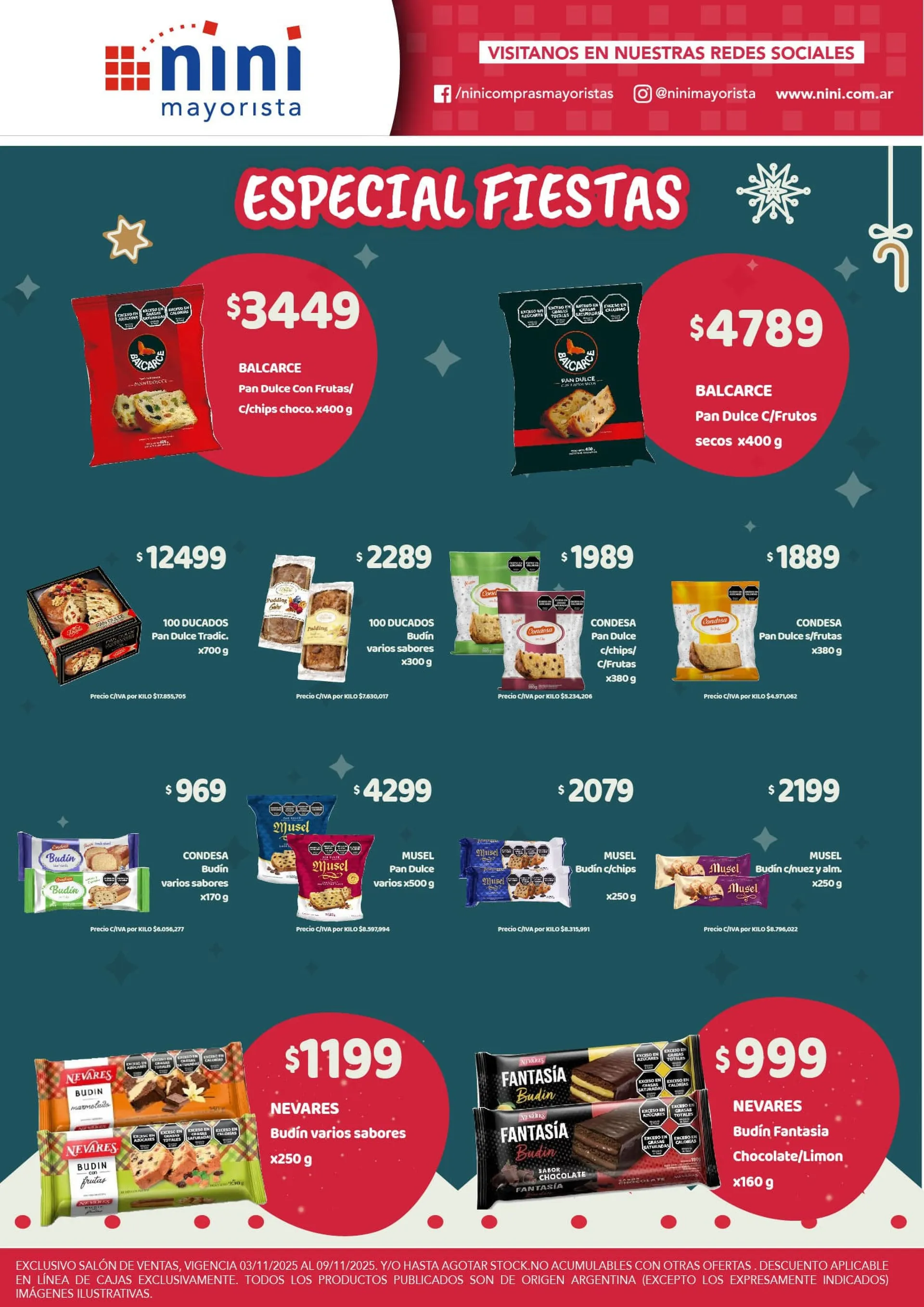 Ofertas de Ofertas Nini Mayorista 3 de noviembre al 9 de noviembre 2025 - Página 35 del catálogo