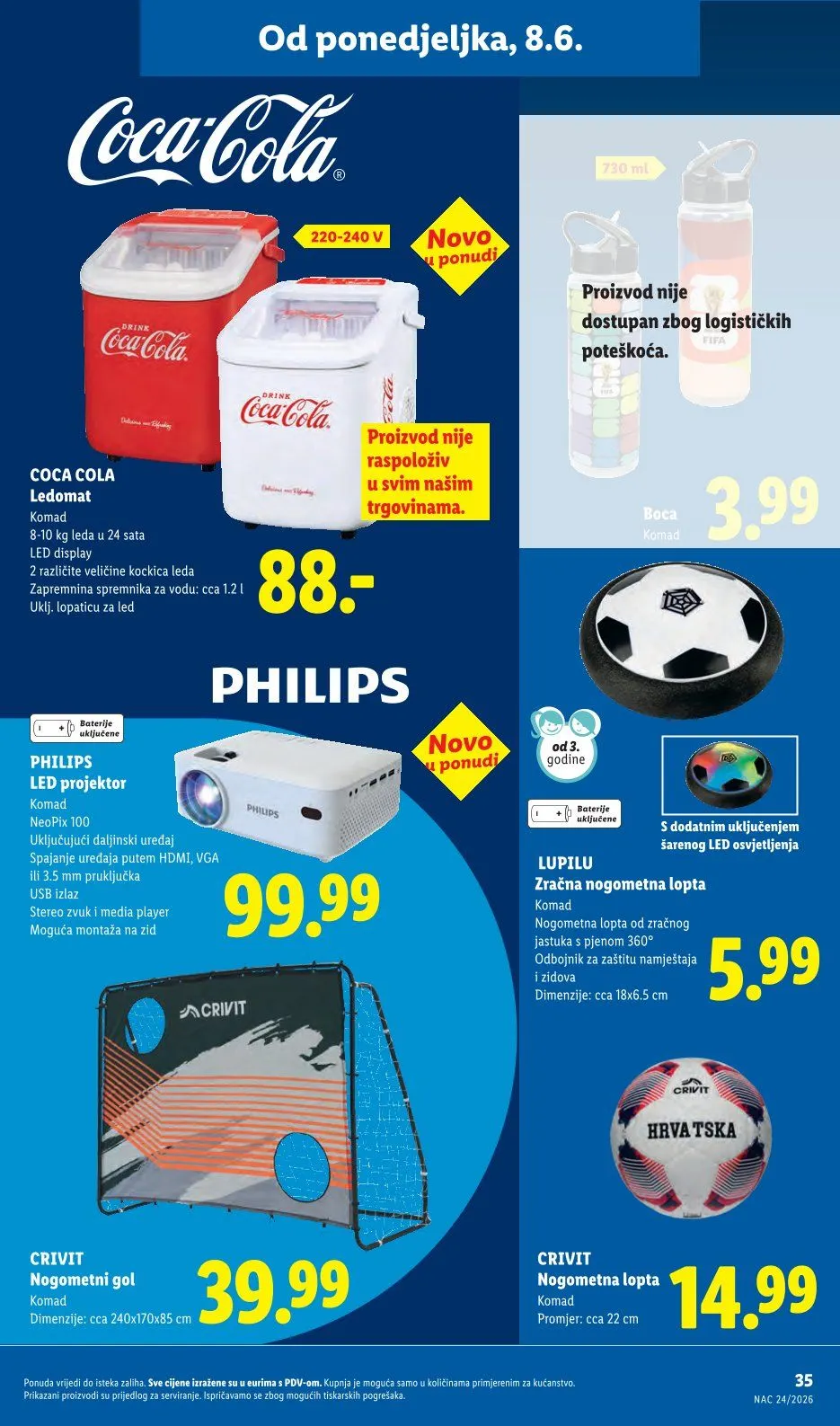 Katalog  LIDL od 8. lipnja do 14. lipnja 2026. - Pregled Stranica 35