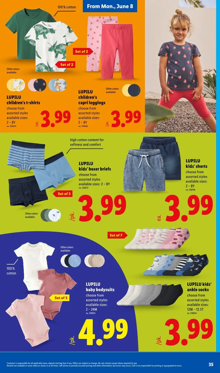 Weekly promotion Lidl Sales spanning from June 3 to June 9 2026 - Page 35 for Catalogue 365