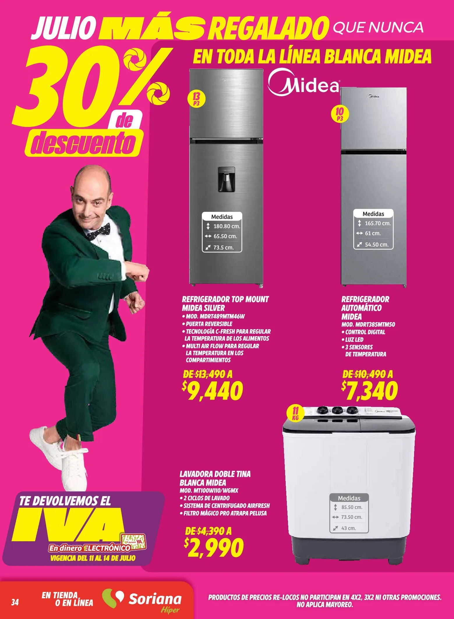 Catálogo de Soriana Ofertas 11 de julio al 14 de julio 2025 - Pagina 34