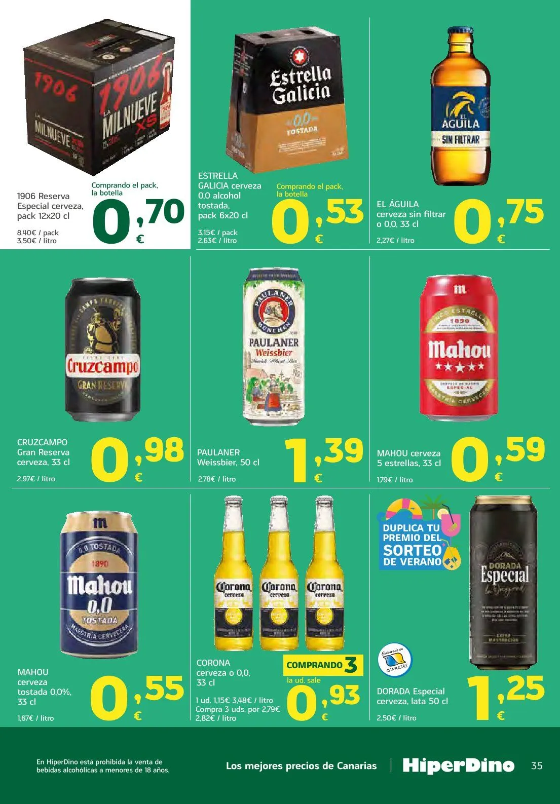 Catálogo de HiperDino Ofertas 21 de julio al 6 de agosto 2026 - Página 35