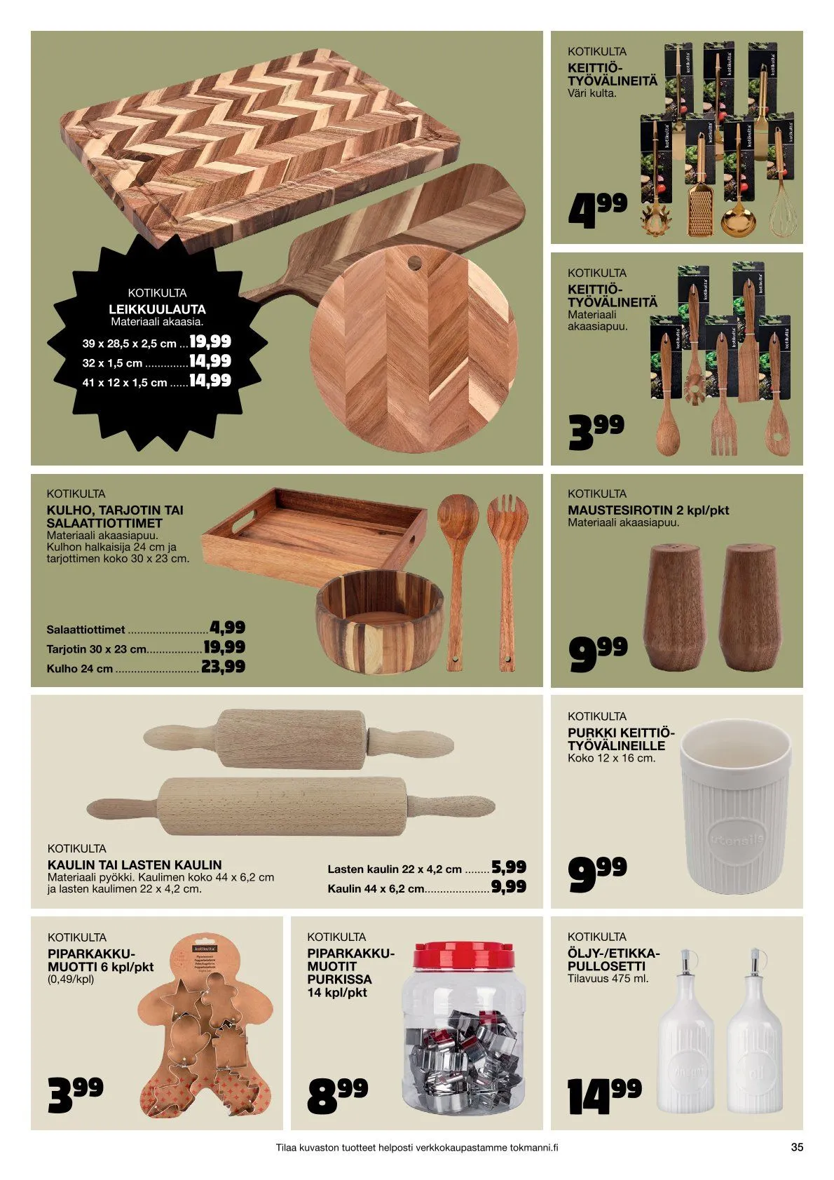  Tokmanni Tarjoukset voimassa alkaen 28. marraskuuta - 24. joulukuuta 2025 - Tarjouslehti sivu 35