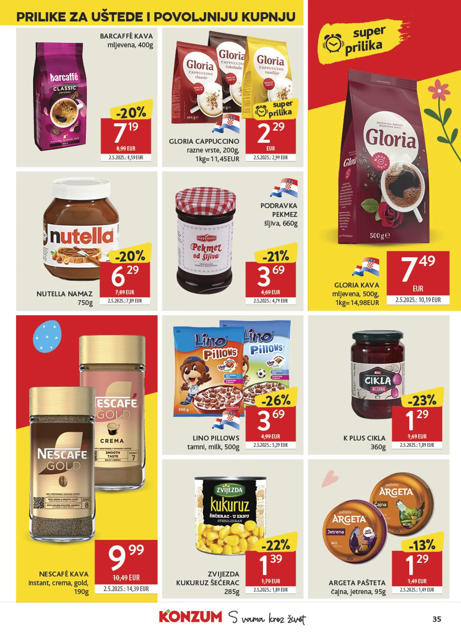 Katalog Konzum od 25. ožujka do 4. travnja 2026. - Pregled Stranica 35