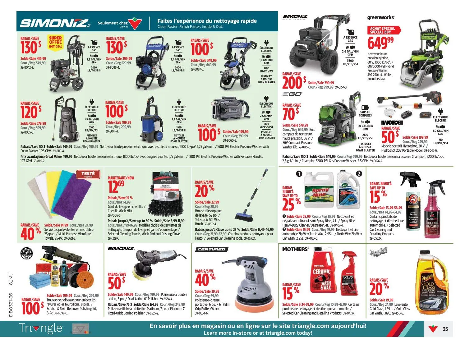 Canadian Tire Sales from May 22 to May 28 2026 - flyer page 35