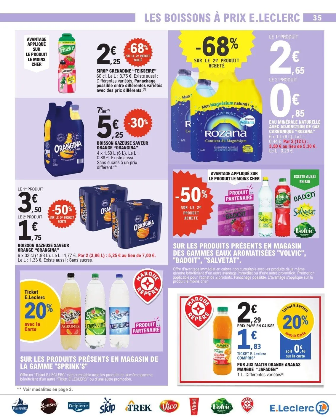 E.Leclerc Catalogue du 17 juillet au 18 juillet 2026 - Catalogue page 35