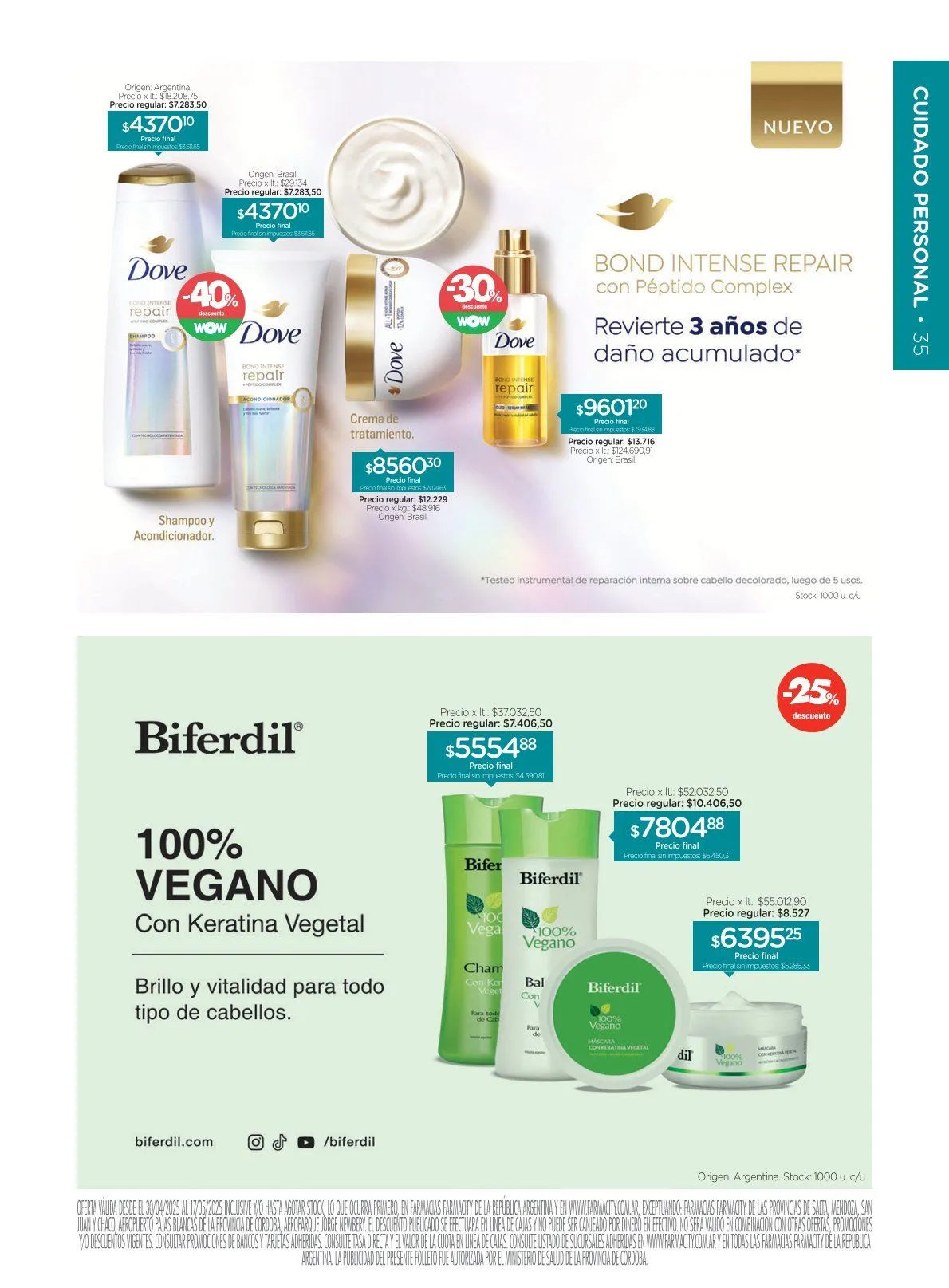 Ofertas de Farmacity Ofertas 6 de mayo al 17 de mayo 2025 - Página 35 del catálogo