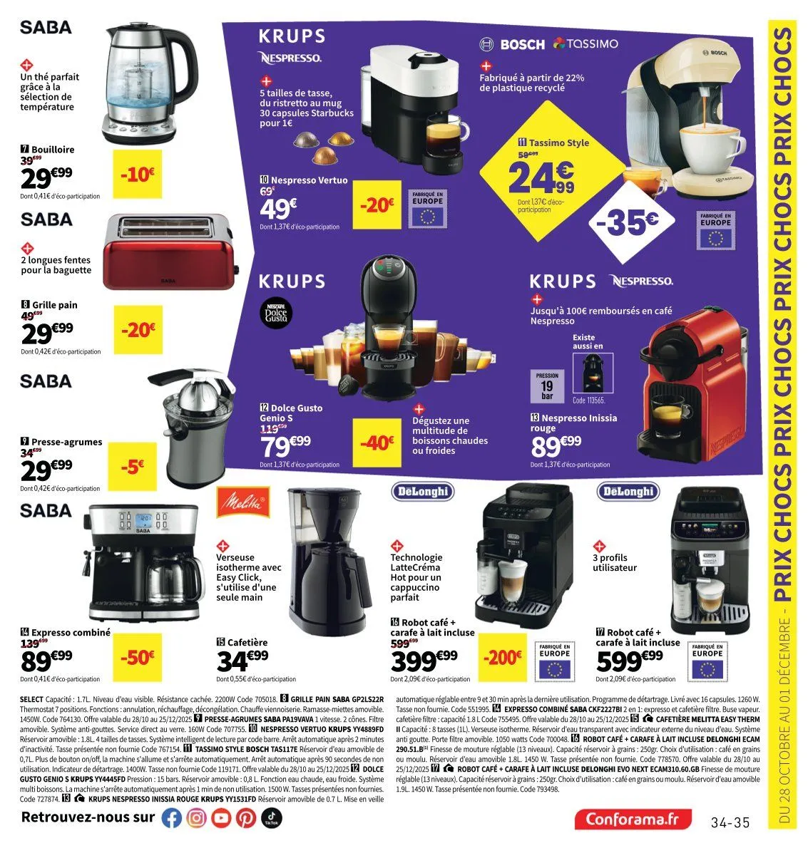 Catalogues Conforama du 28 octobre au 25 décembre 2025 - Catalogue page 35