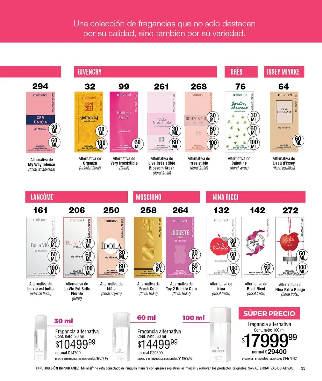 Ofertas de  Ofertas Millanel 15 de septiembre al 19 de octubre 2025 - Página 35 del catálogo