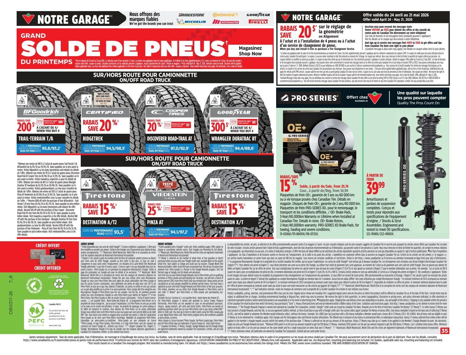 Canadian Tire Sales from April 23 to April 30 2026 - flyer page 35