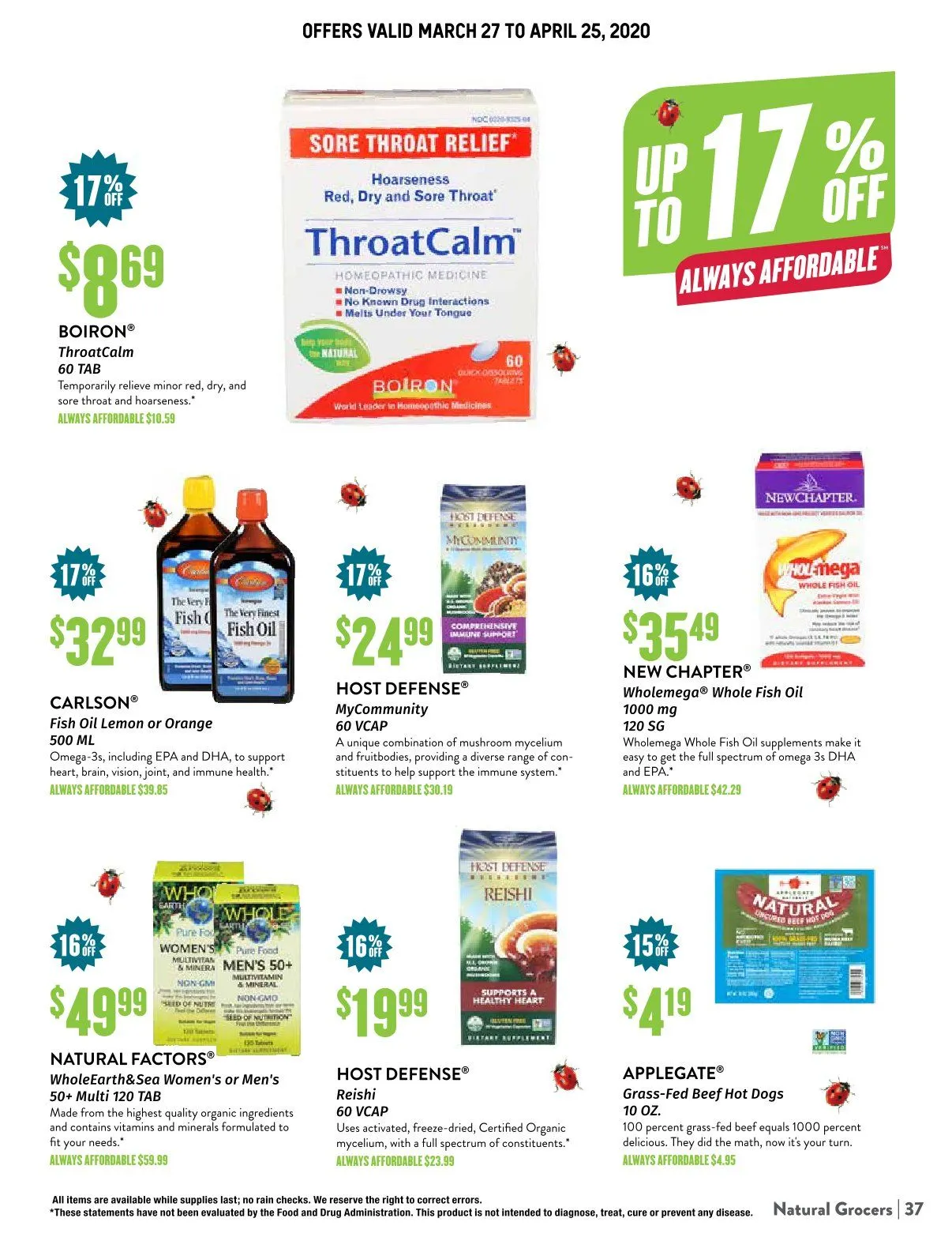 Weekly ad Natural Grocers sales from November 1 to November 30 2024 - Page 35