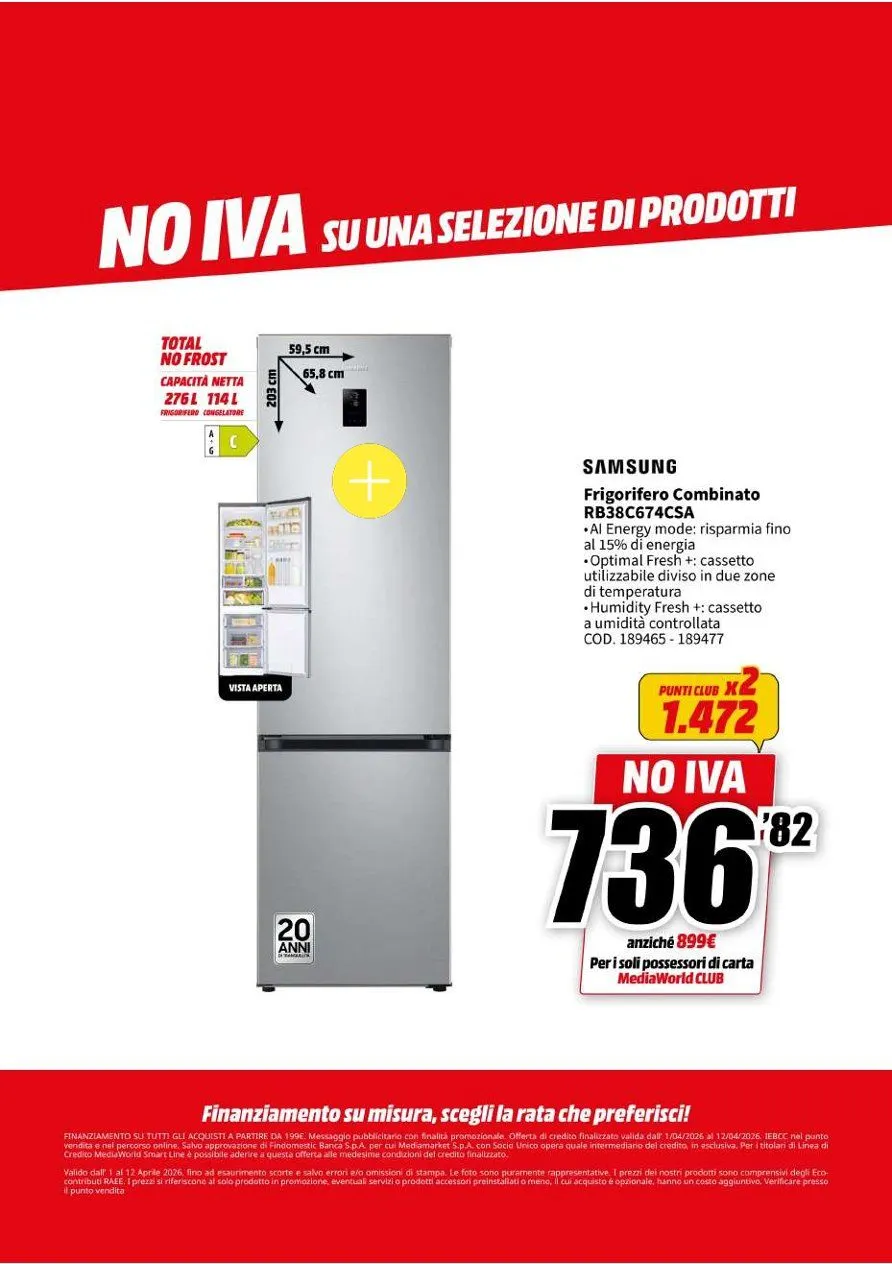 Volantini MEDIAWORLD da 1 aprile a 12 aprile di 2026 - Pagina del volantino 35