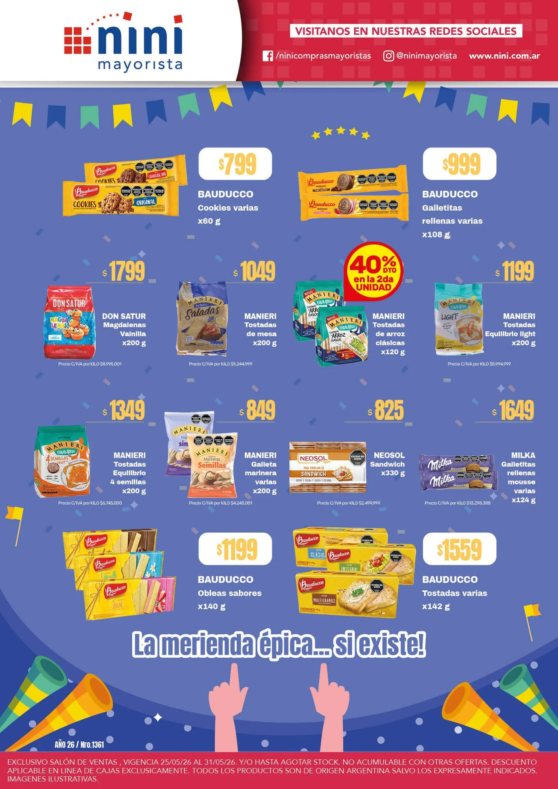 Ofertas de Nini Mayorista Ofertas 25 de mayo al 31 de mayo 2026 - Página 35 del catálogo