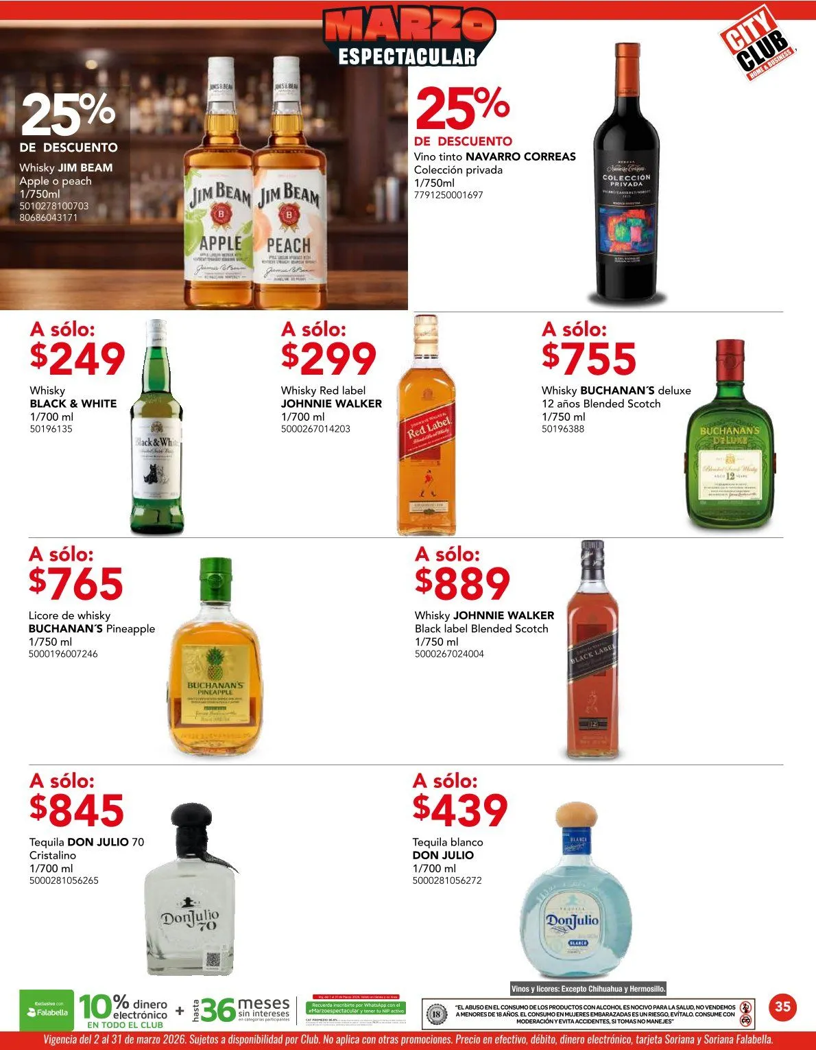 Catálogo de Ofertas  City Club 2 de marzo al 31 de marzo 2026 - Pagina 35