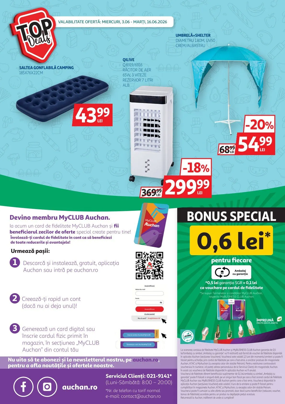 Catalog Auchan  de la 3 iunie până la 16 iunie 2026 - Revista Pagina 36