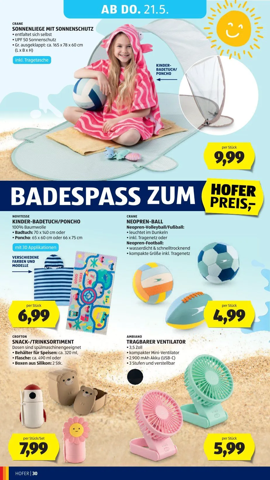  Hofer Prospekte von 15. Mai bis 21. Mai 2026 - Flugblätt seite  36