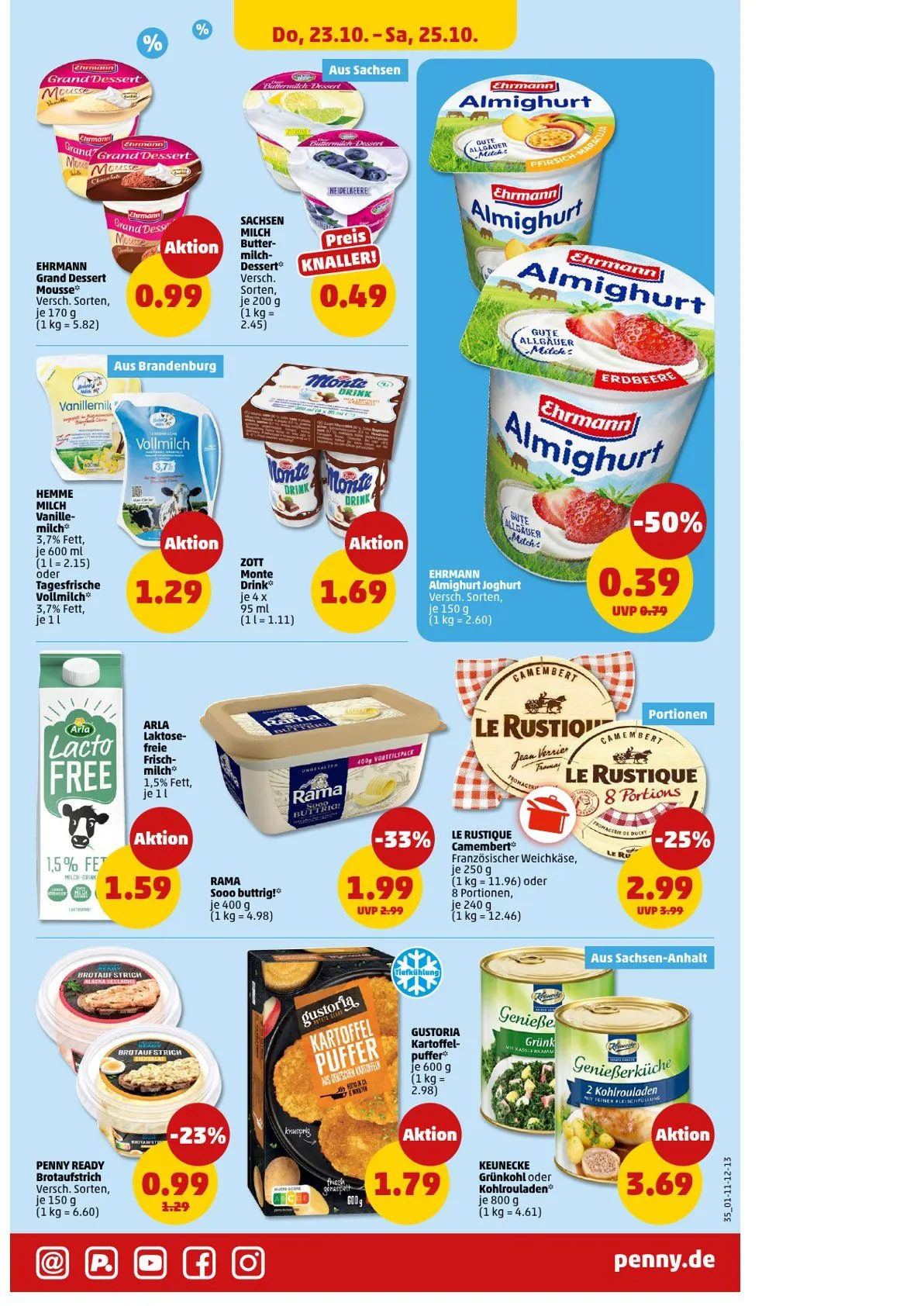 Penny Prospekte  von 20. Oktober bis 25. Oktober 2025 - Prospekt seite 35