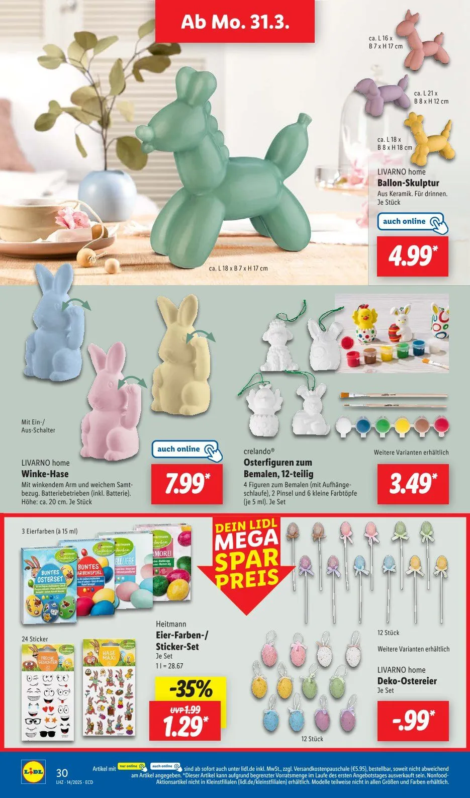 Lidl Prospekt von 31. März bis 15. April 2025 - Prospekt seite 52