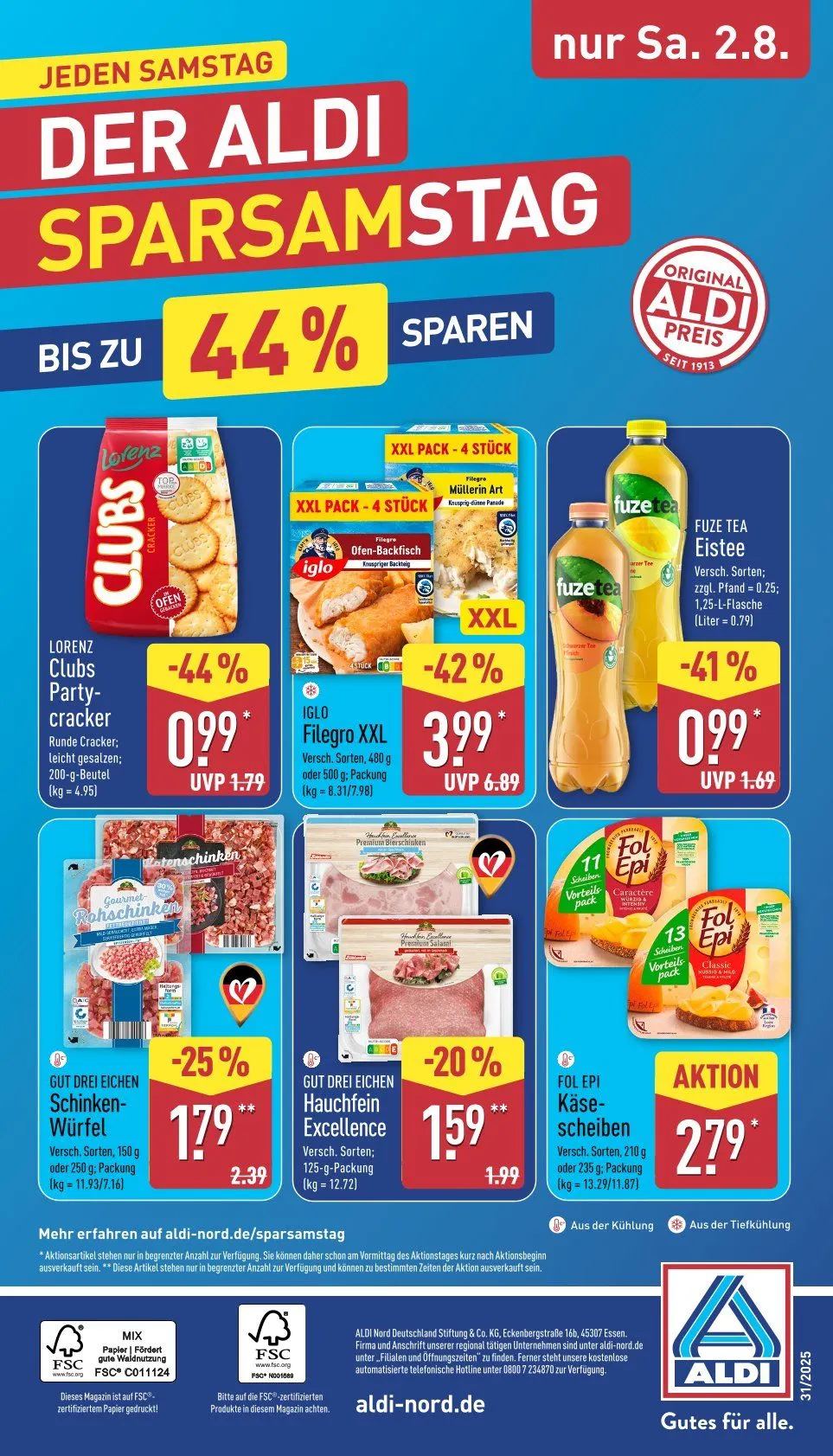ALDI Nord Prospekte von 28. Juli bis 2. August 2025 - Prospekt seite 36