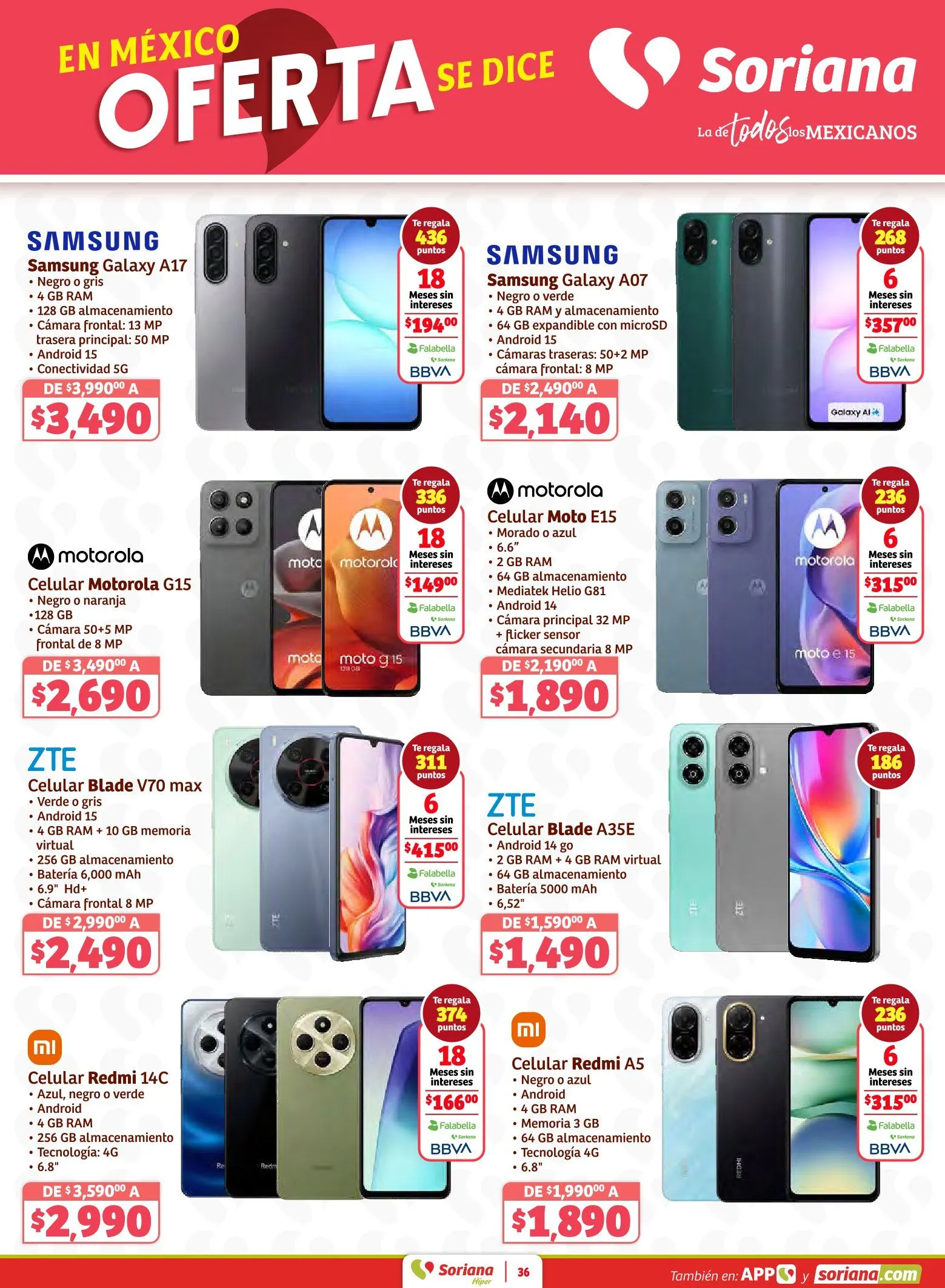 Catálogo de Soriana Ofertas 2 de enero al 14 de enero 2026 - Pagina 36