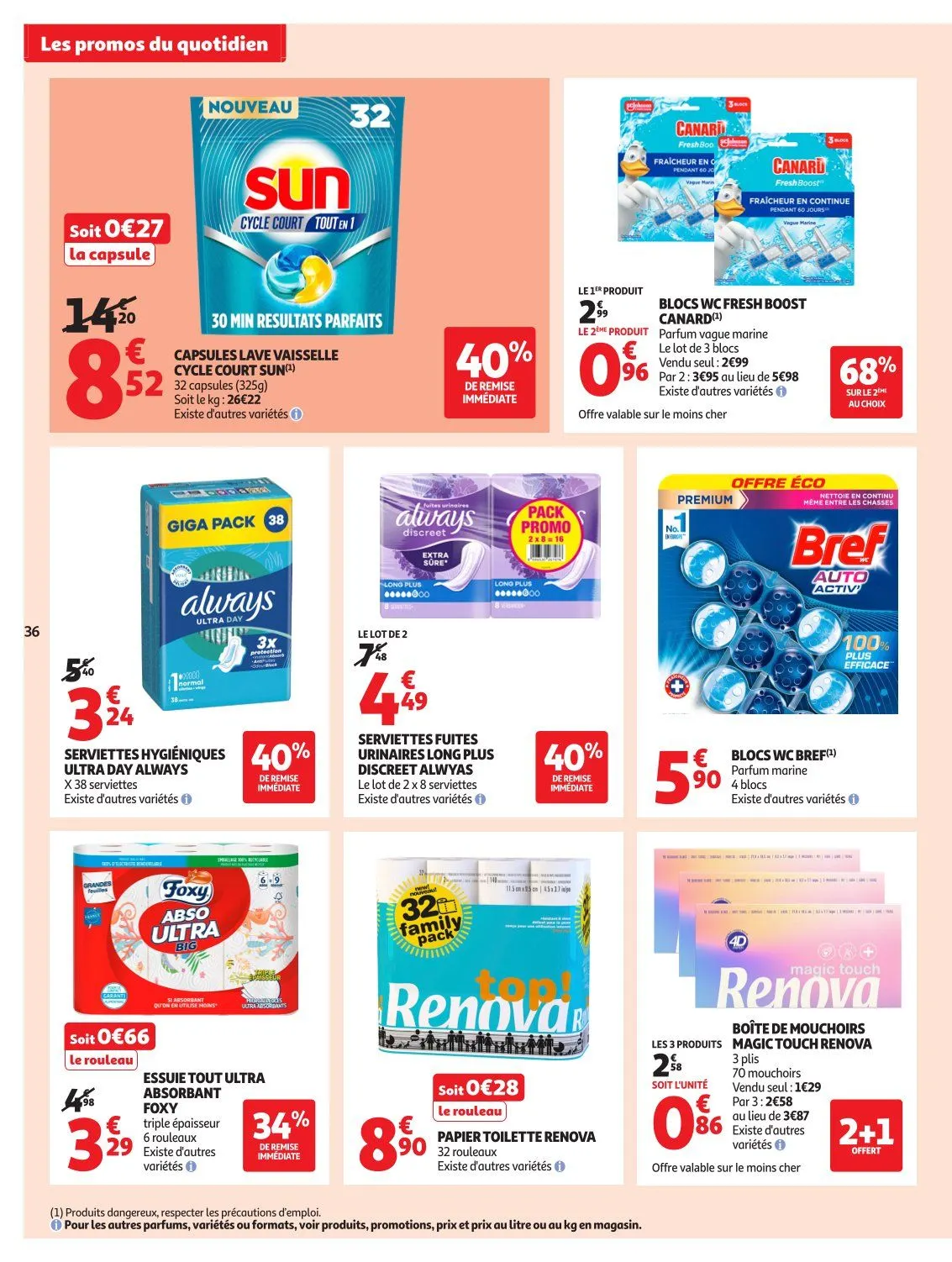 Catalogues Auchan du 28 juillet au 8 août 2026 - Catalogue page 36