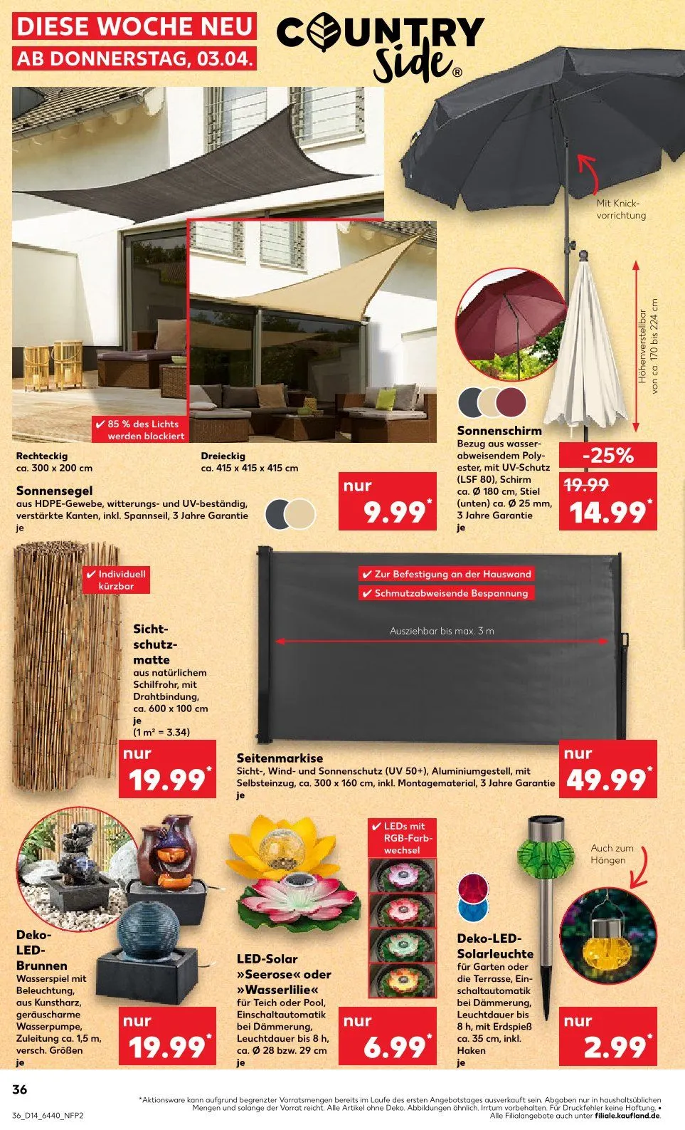 Kaufland Prospekt von 3. April bis 9. April 2025 - Prospekt seite 36