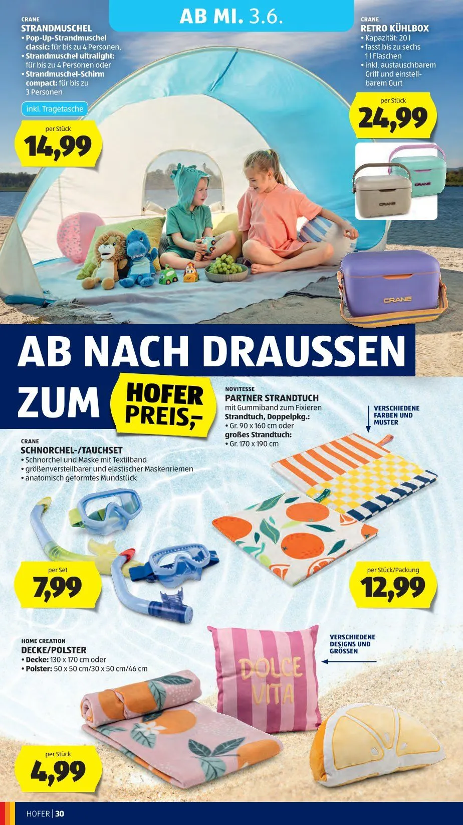  Hofer Prospekte von 29. Mai bis 3. Juni 2026 - Flugblätt seite  36