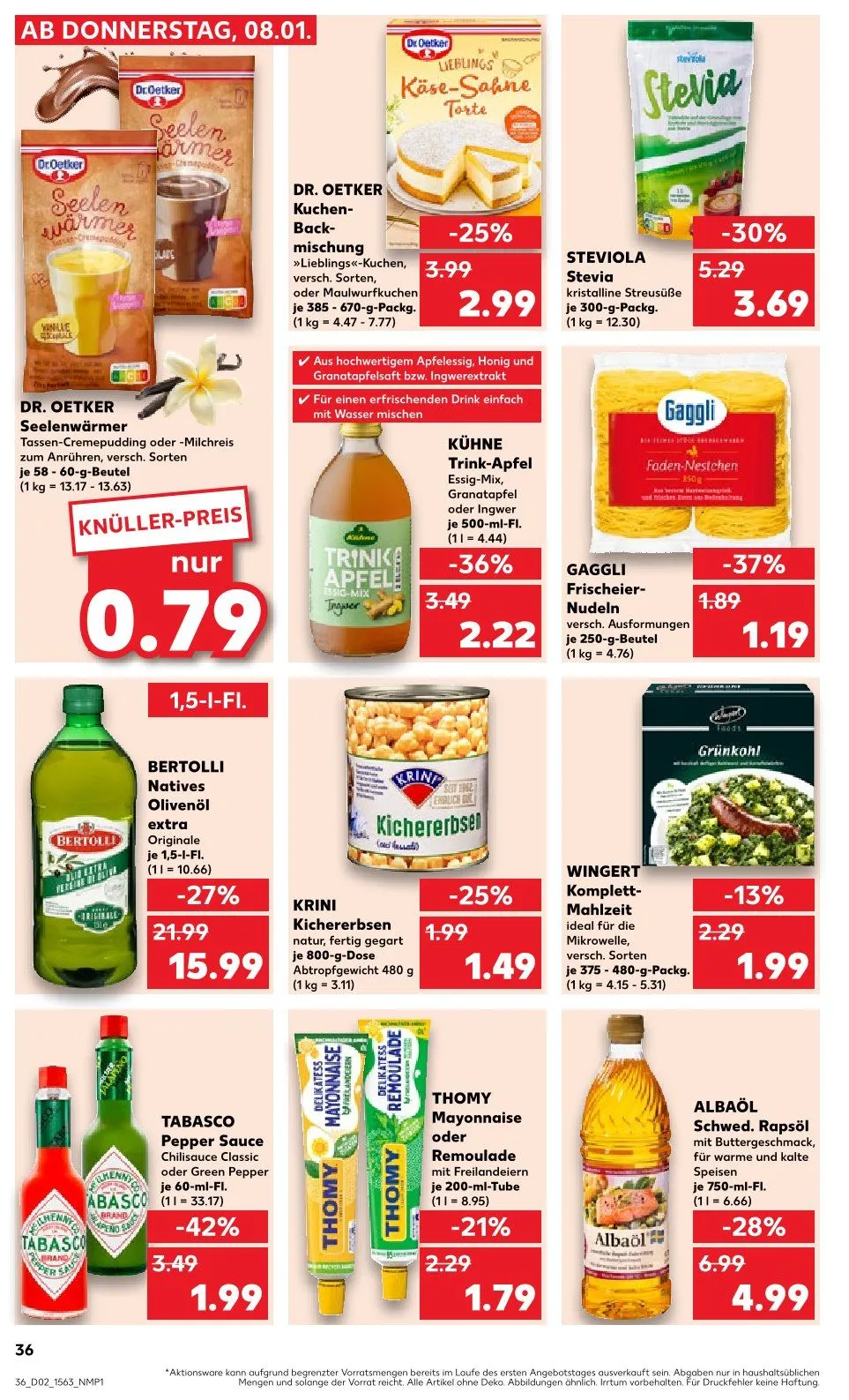 Kaufland Duitsland prospeckt van 8 januari tot 14 januari 2026 - Folder pagina 36