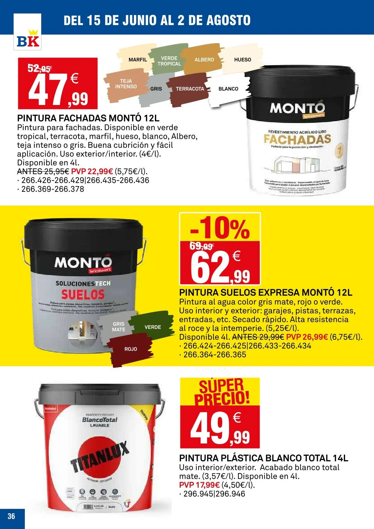Catálogo de Bricoking Ofertas 15 de junio al 2 de agosto 2026 - Página 36