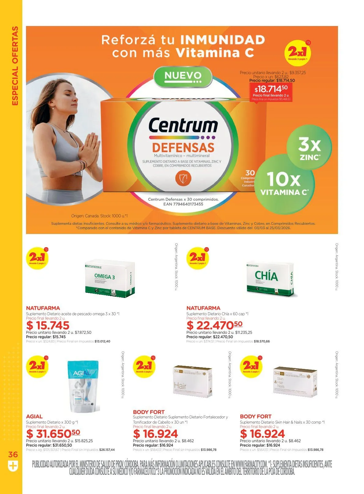 Ofertas de Farmacity Ofertas 2 de junio al 22 de junio 2026 - Página 36 del catálogo